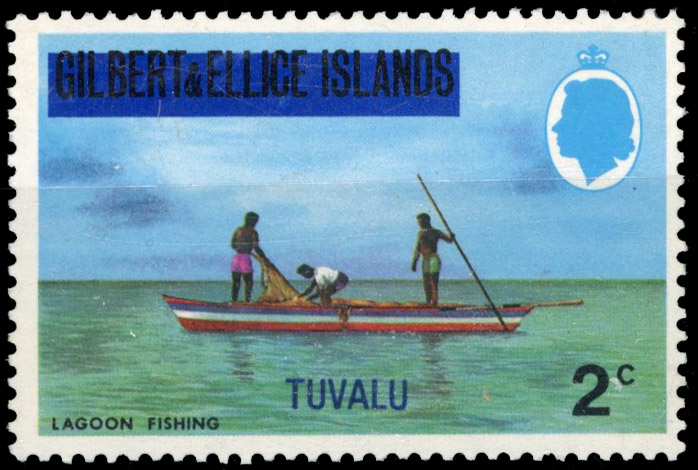 Tuvalu 1976 overprints mint