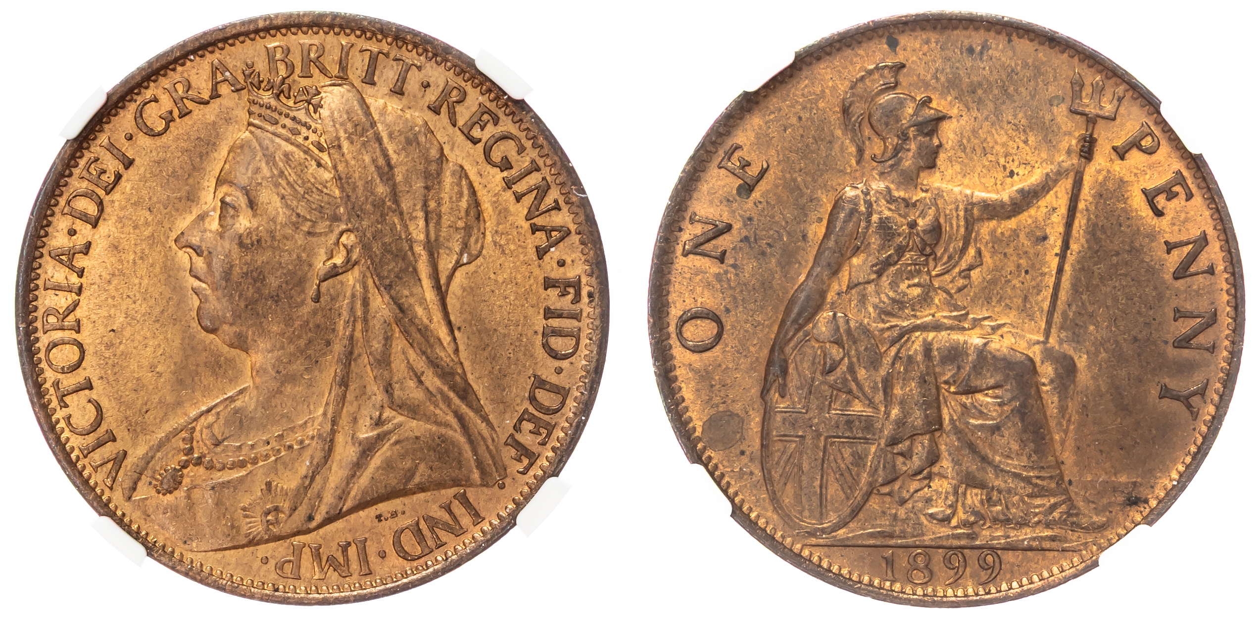 Victoria (1837-1901), Penny, 1899, wide 99 in date. 