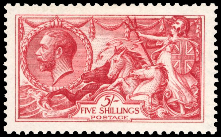 GB SG 401 1913 5s mint