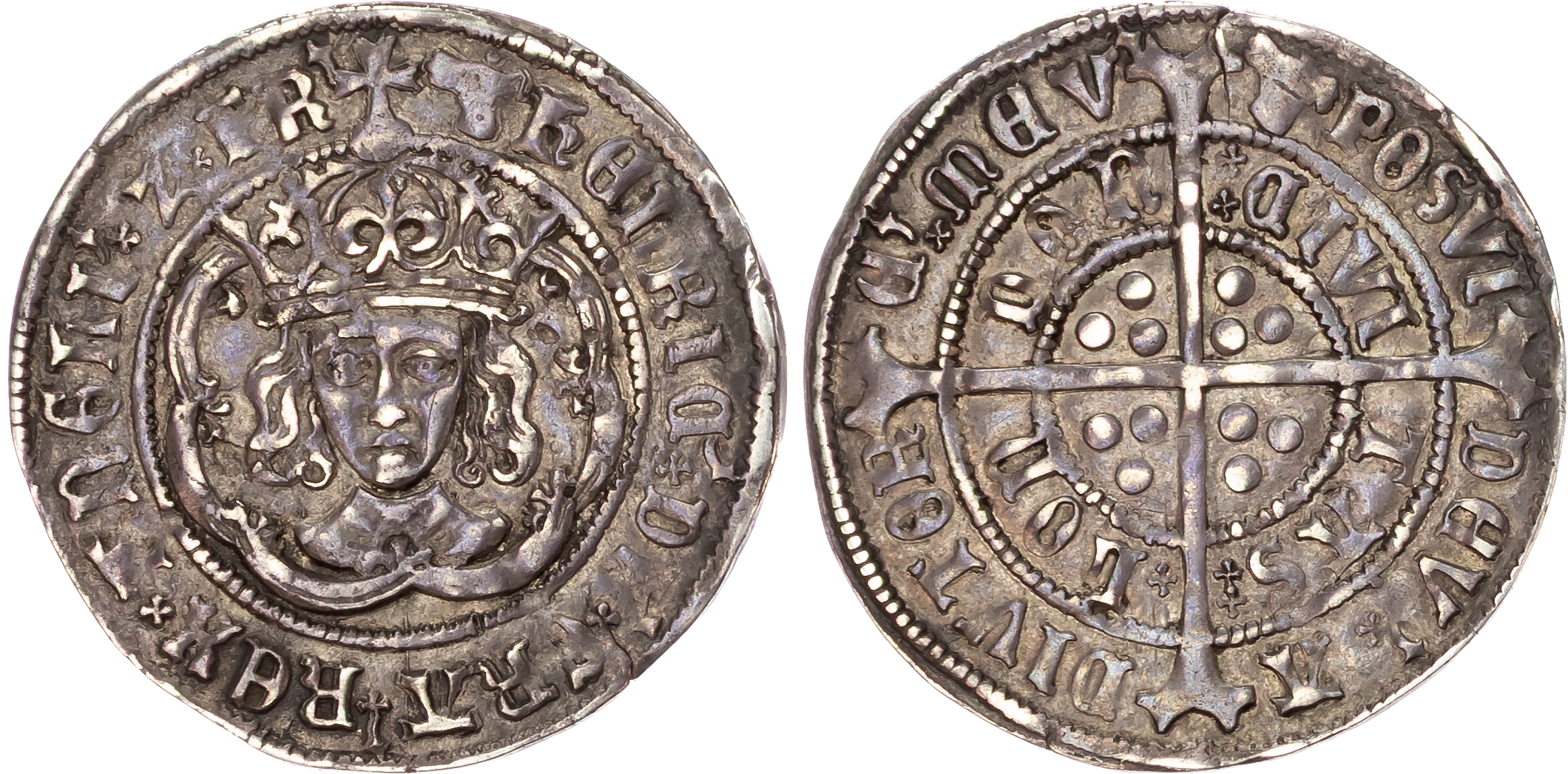 Henry VII (1485‑1509), AR Groat, 3.13gm., type IIIc / IVb. 