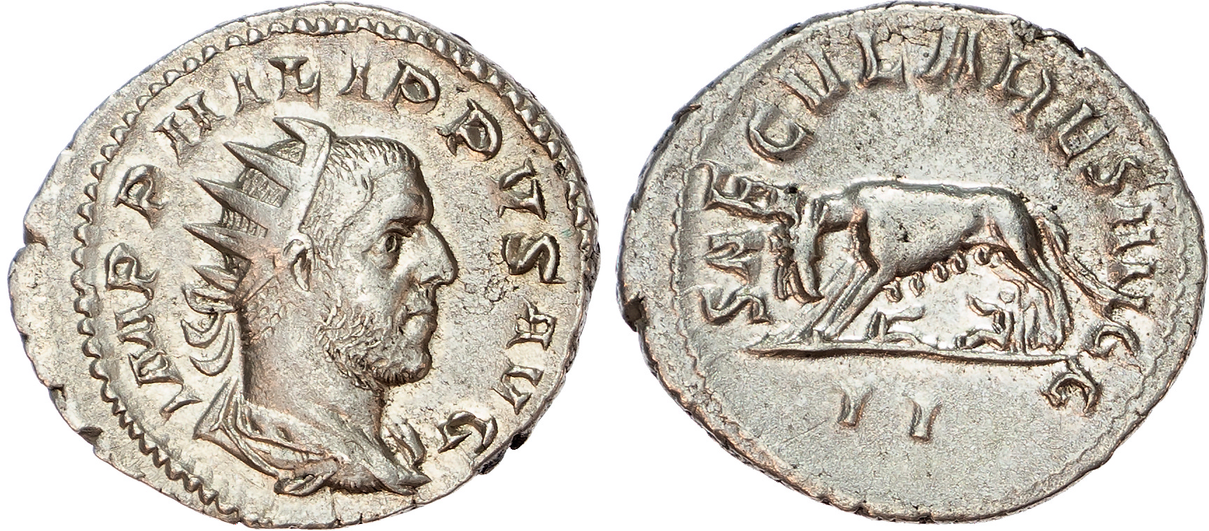 Philip I (AD 244-249) AR Antoninianus, Rome, AD 248, 3.72g. 