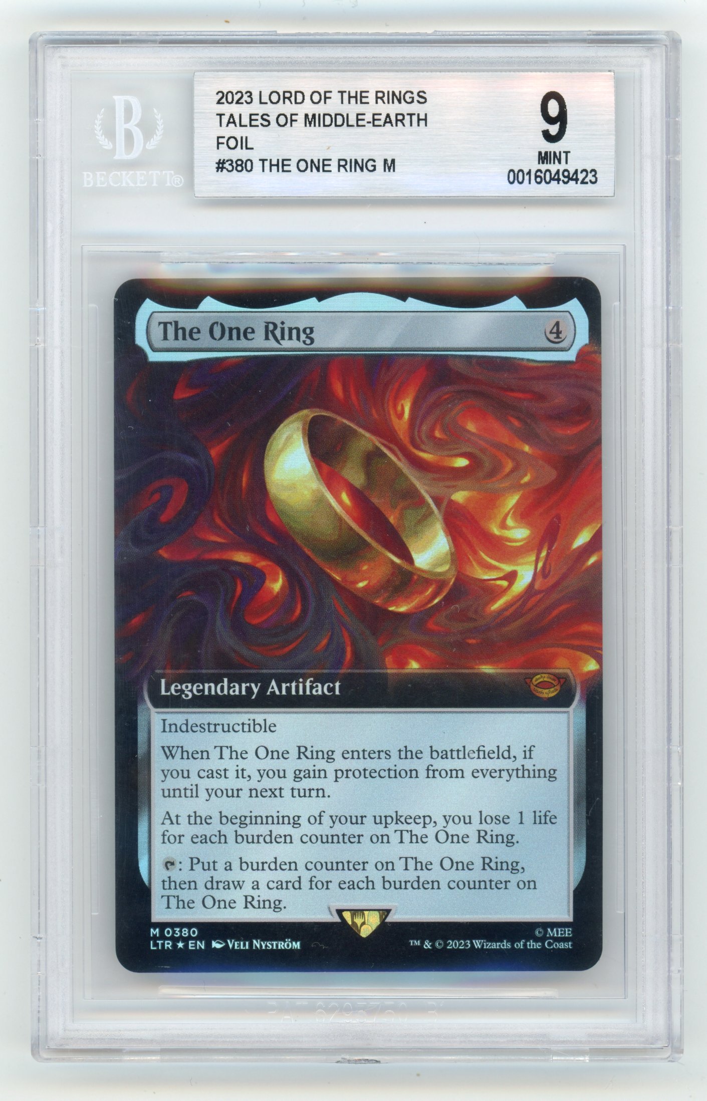 BGS 9 The One Ring (extended-art foil) - Tales of Middle-Earth