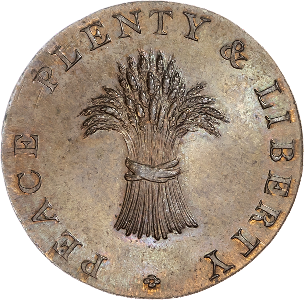 London - Bishopsgate, Clement & Samuel Meymott mule Halfpenny undated