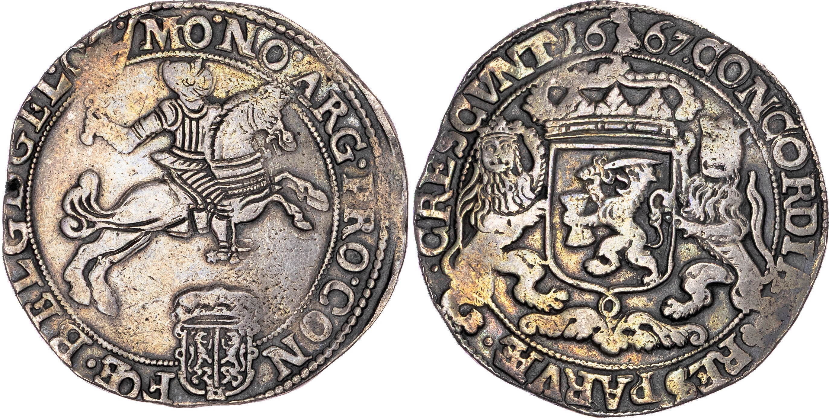 Low Countries, Gelderland, silver Ducaton, 1667