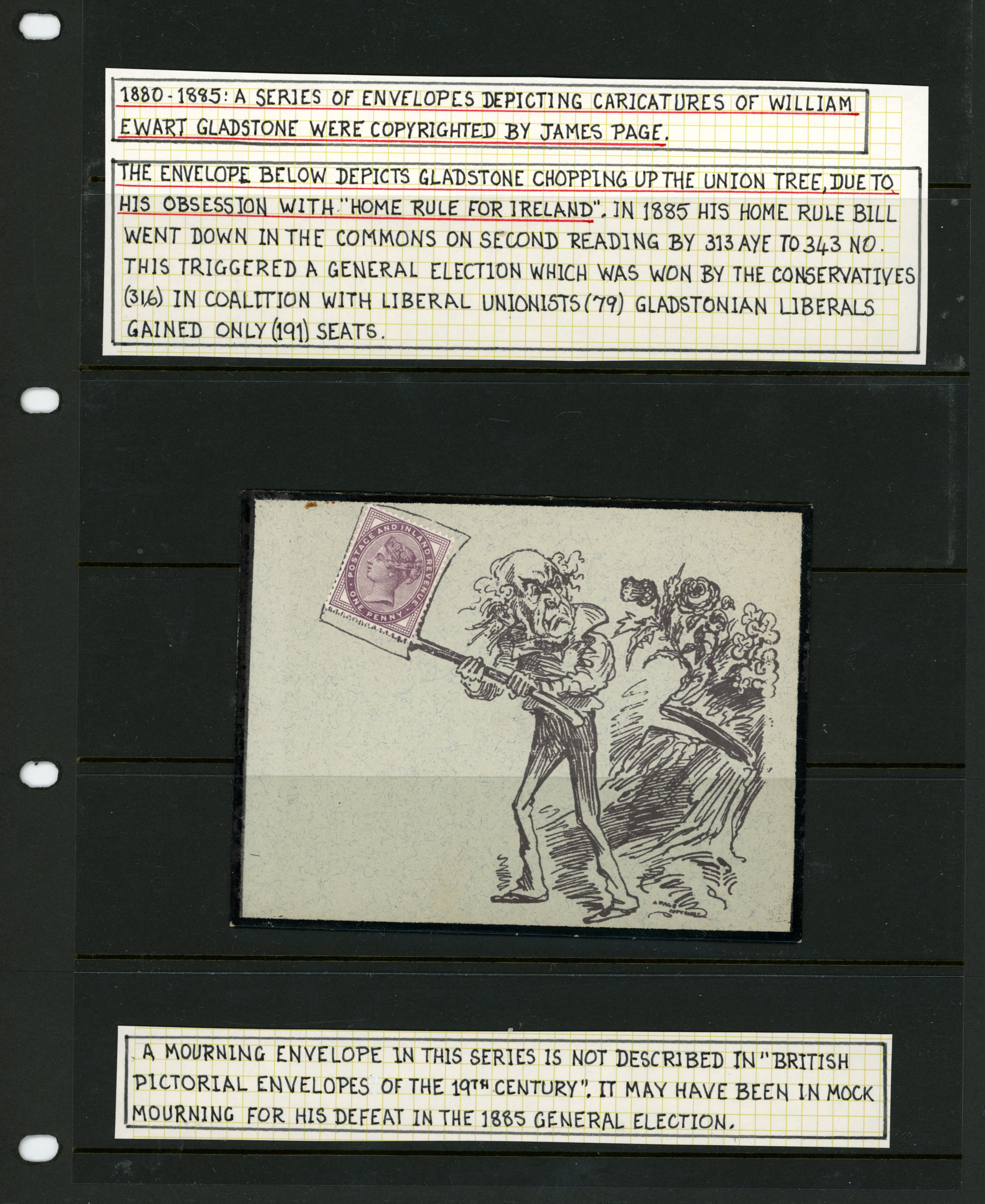 Postal History: Selection of 4 unused...