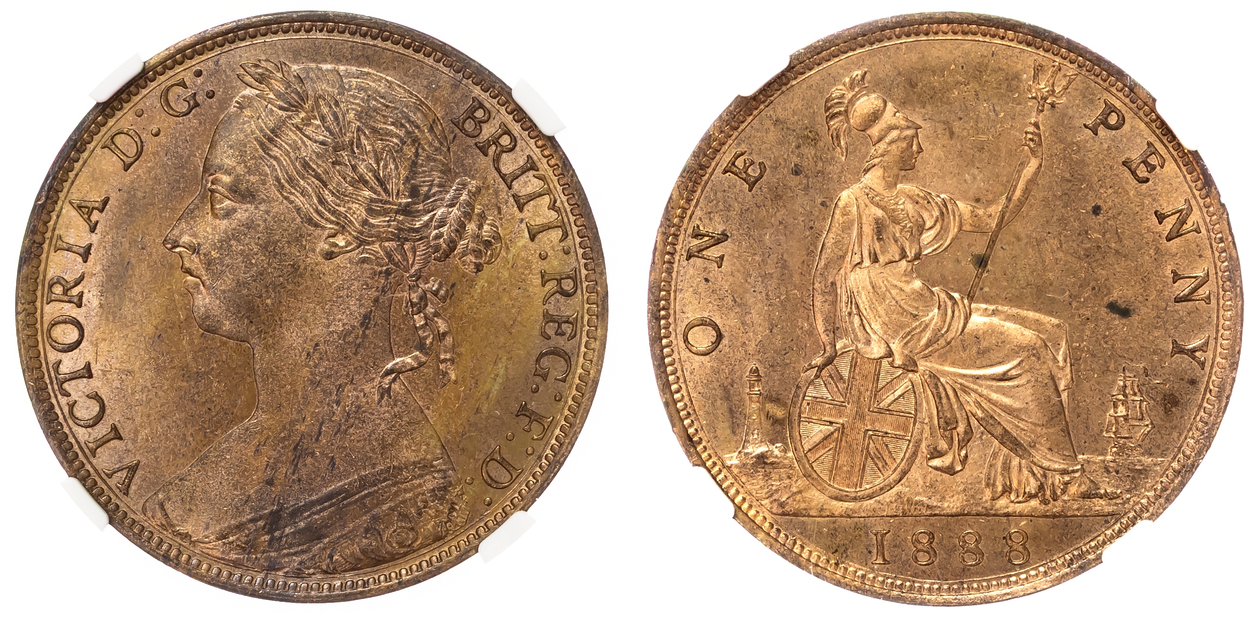 Victoria (1837-1901), Penny, 1888.