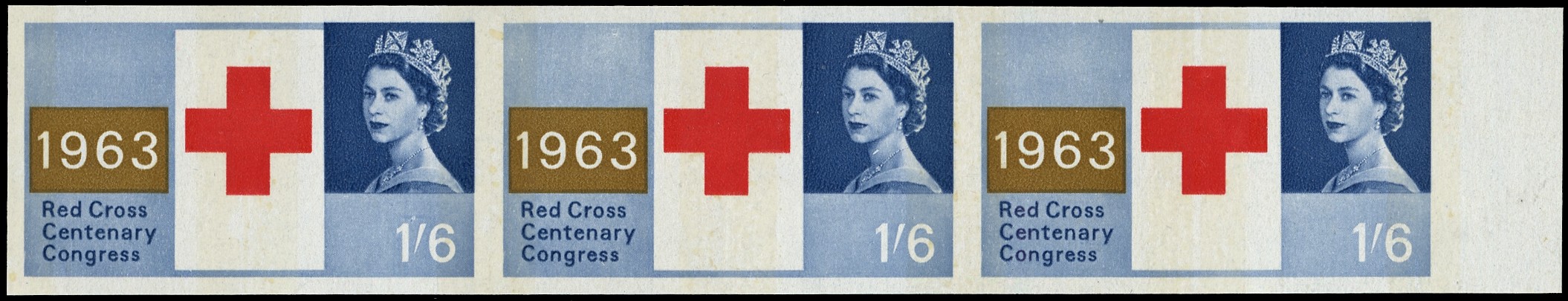 Great Britain 1963 1/6d Red Cross Centenary Congress imperforate....