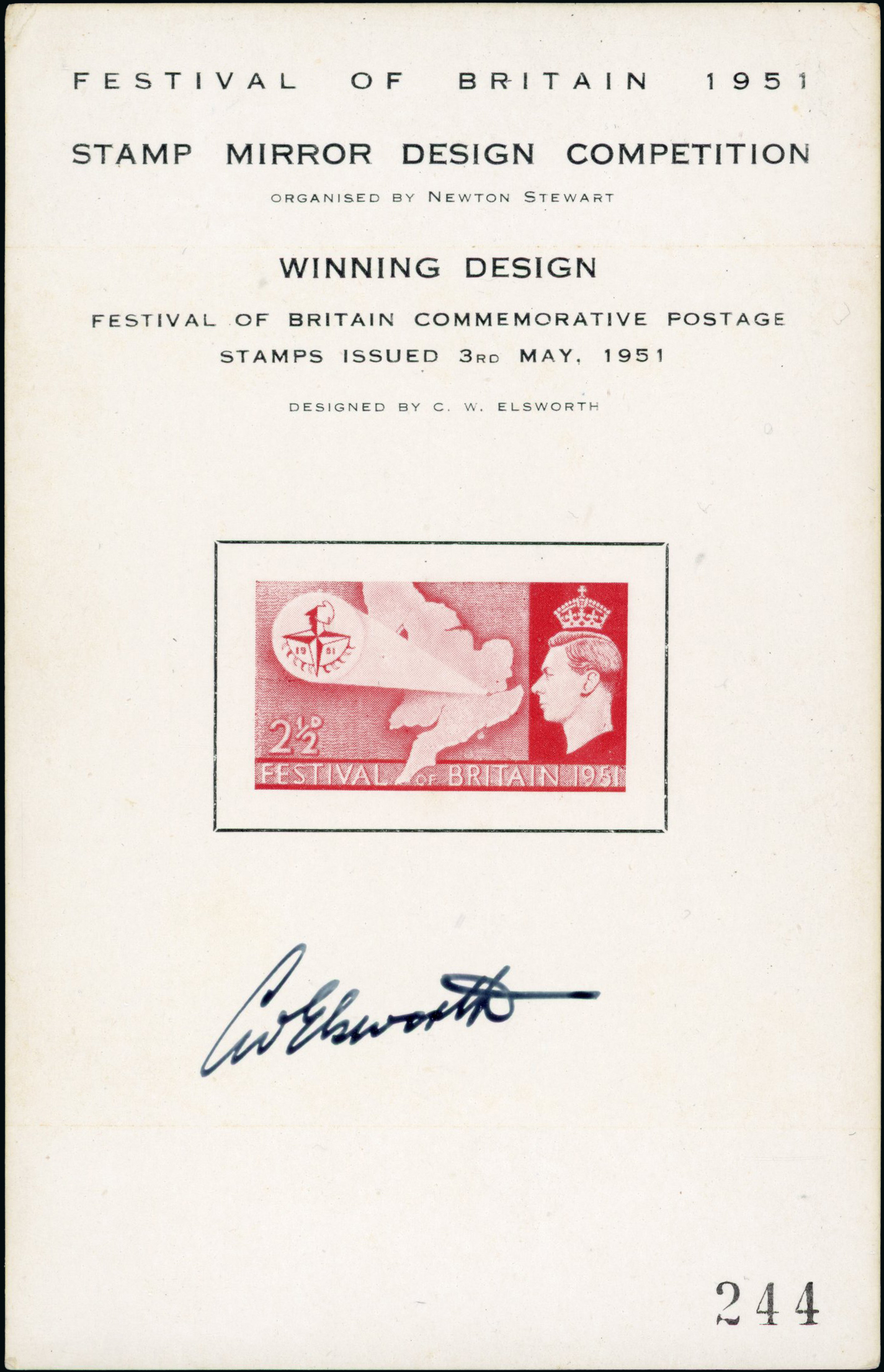 1951 2½d Festival essay