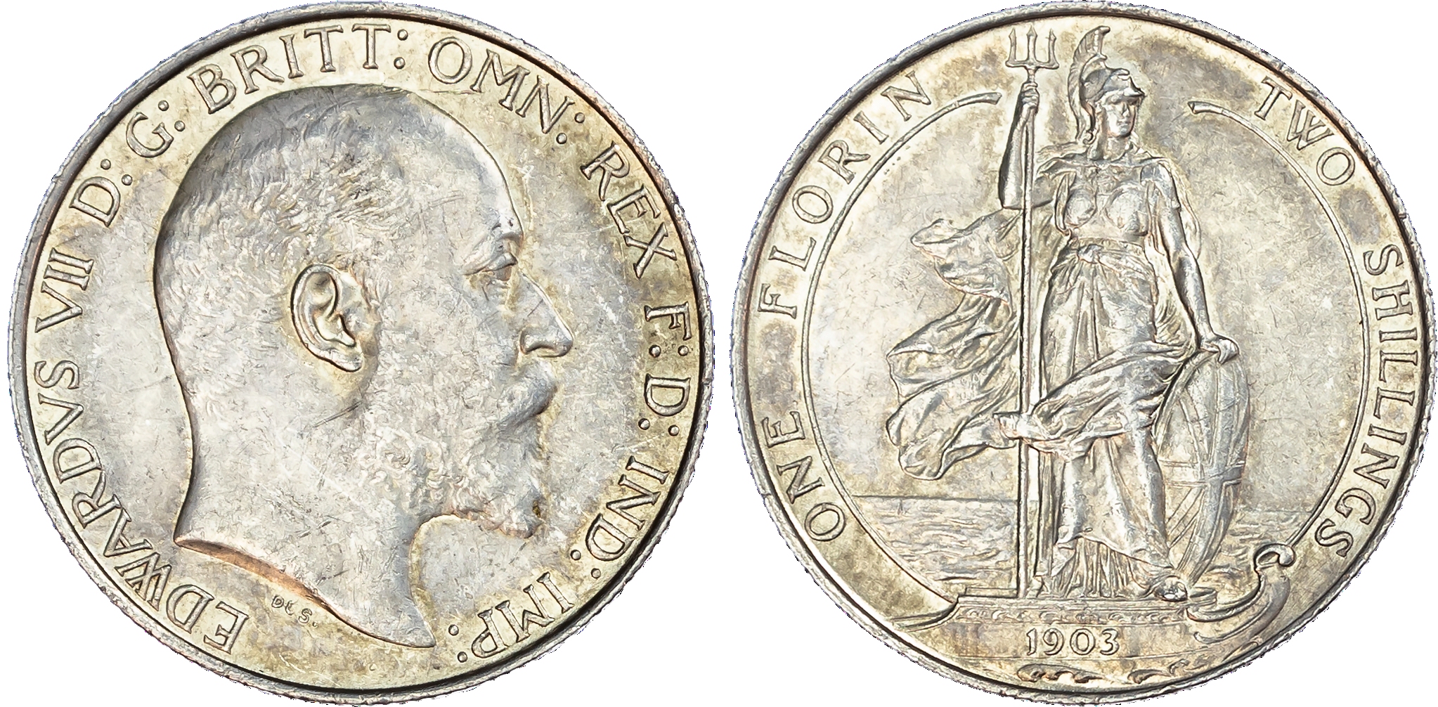 Edward VII (1901-10), Florin, 1903