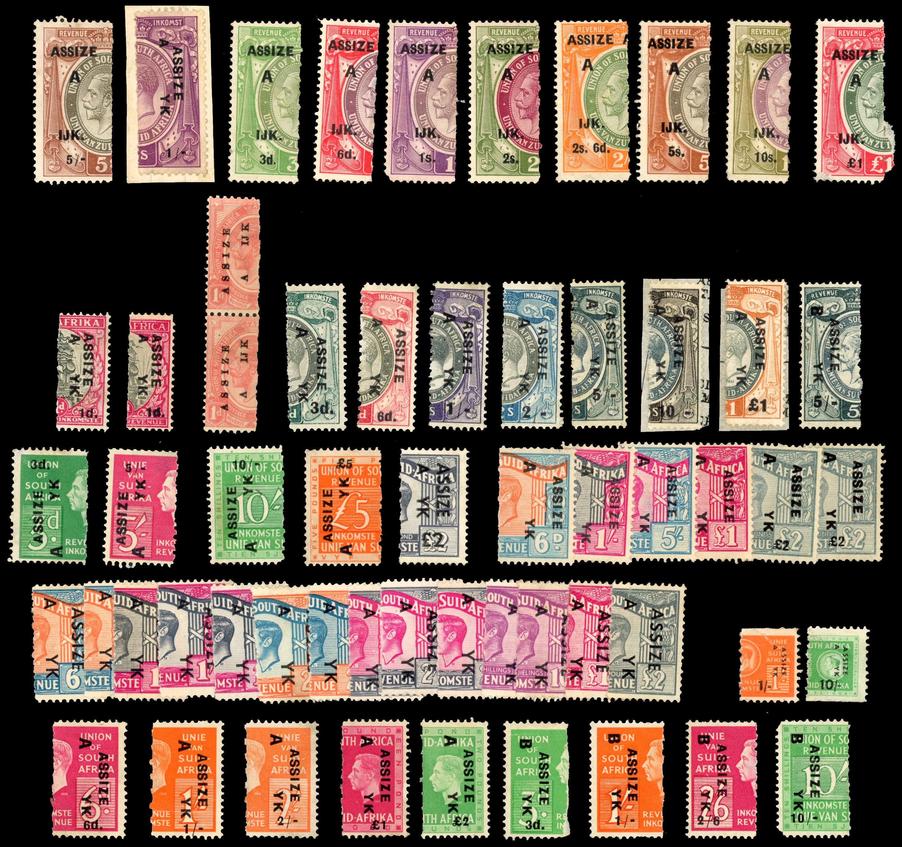 South Africa Assize Revenue (Weights and measures) collection of 73