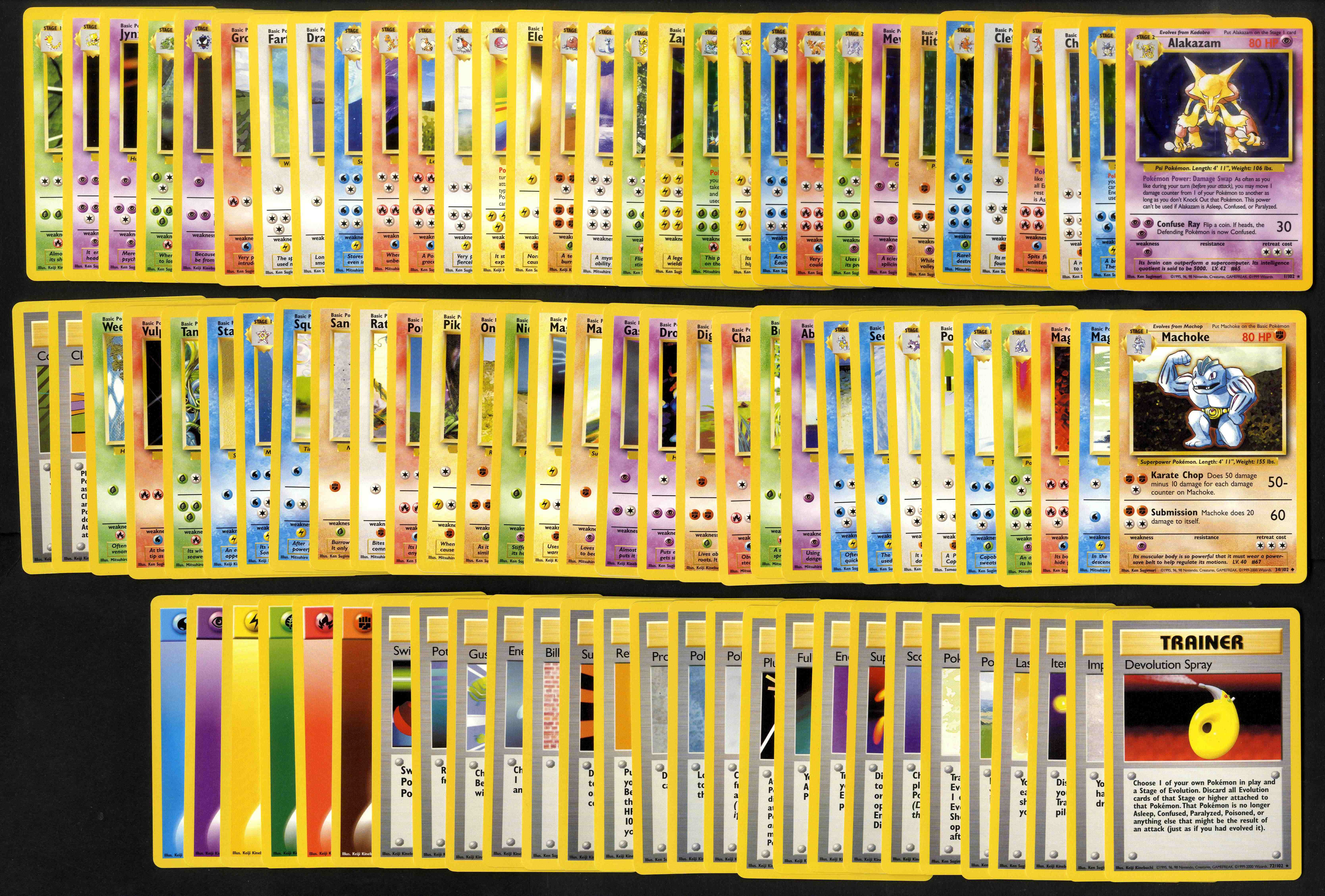 Base Set 1999-2000 Collection - Partially Complete - 94/201