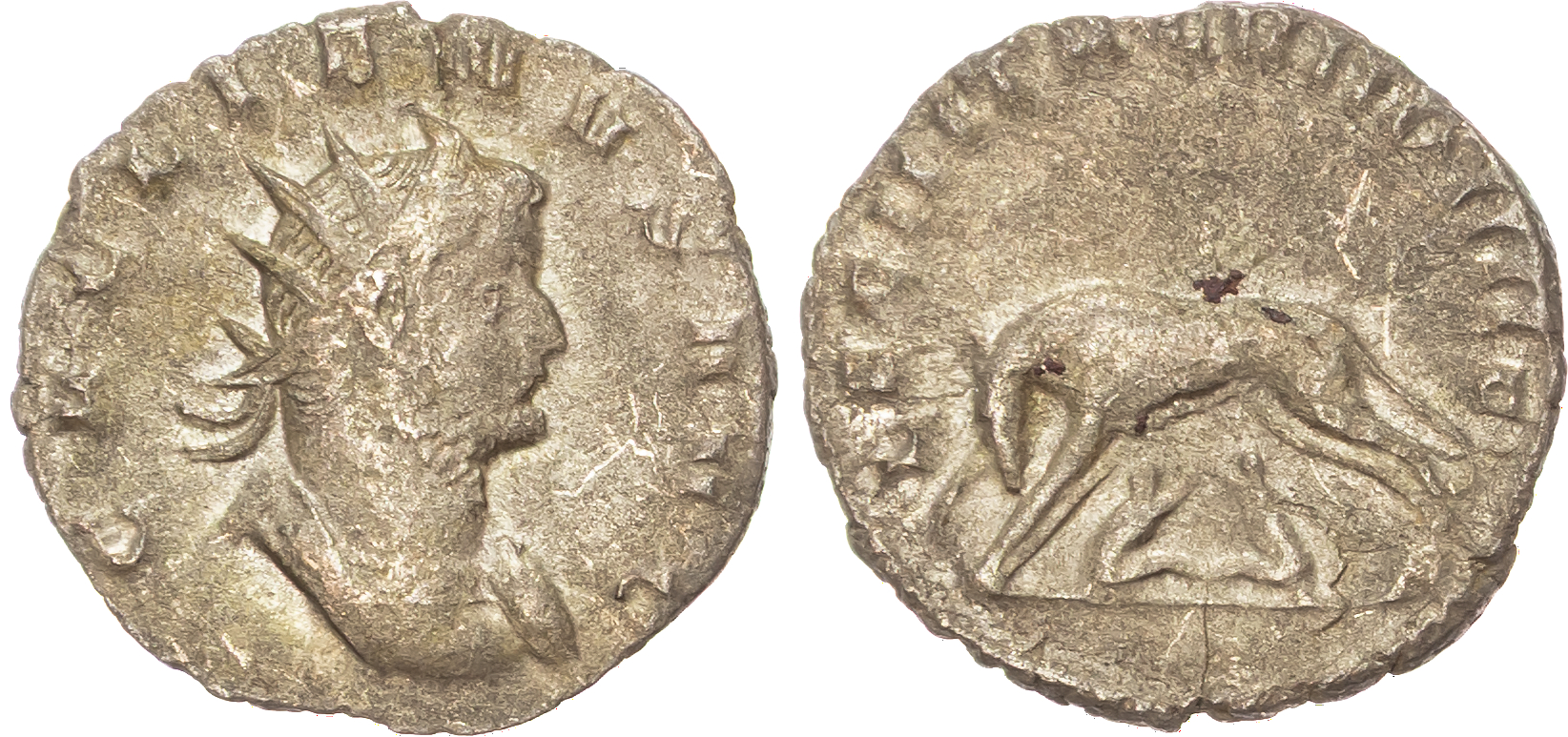 Gallienus (AD 253-268), Antoninianus, 'Legionary Series', Milan, AD 261, 2.41g. 