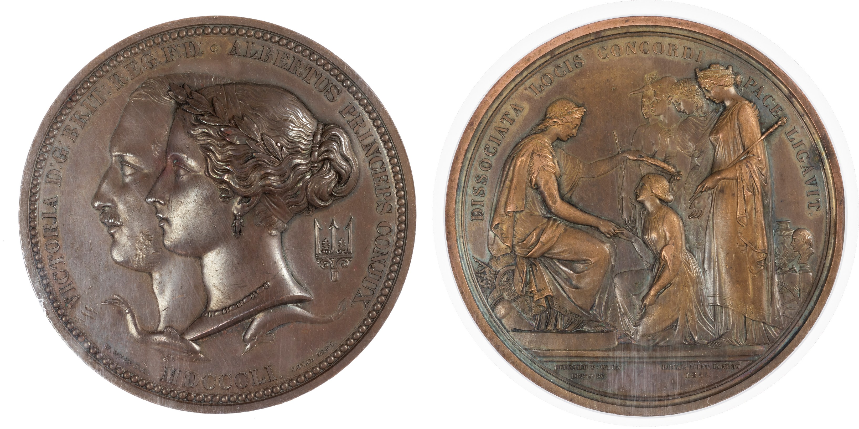 Victoria 1837-1901, The Great Exhibition Medal, 1851, Bronze Prize Medal