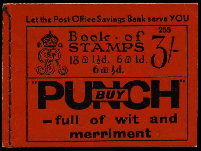 1933 (March) 3/- booklet (#255), panes more...