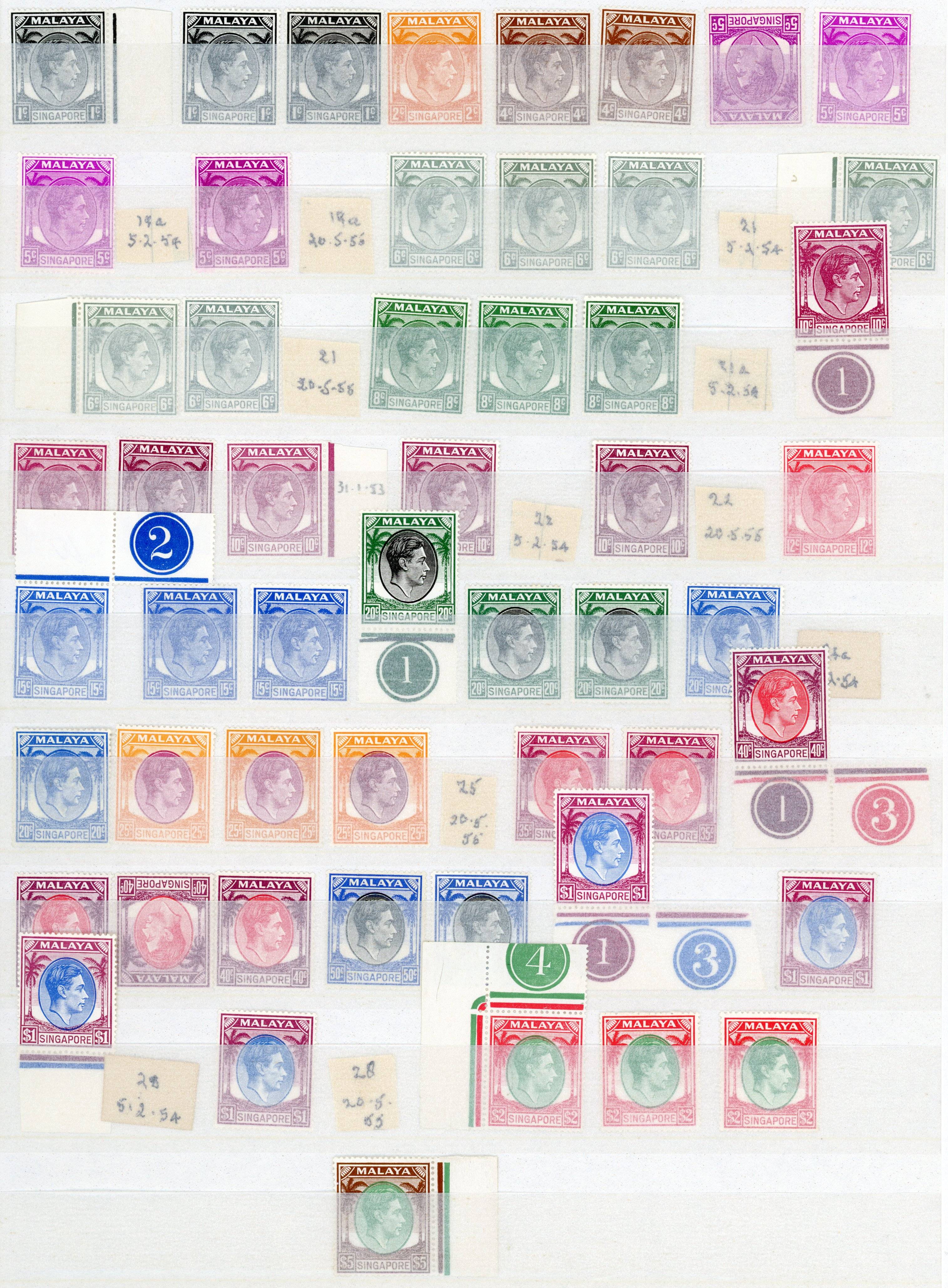 Singapore SG 16-30 set with shades mint