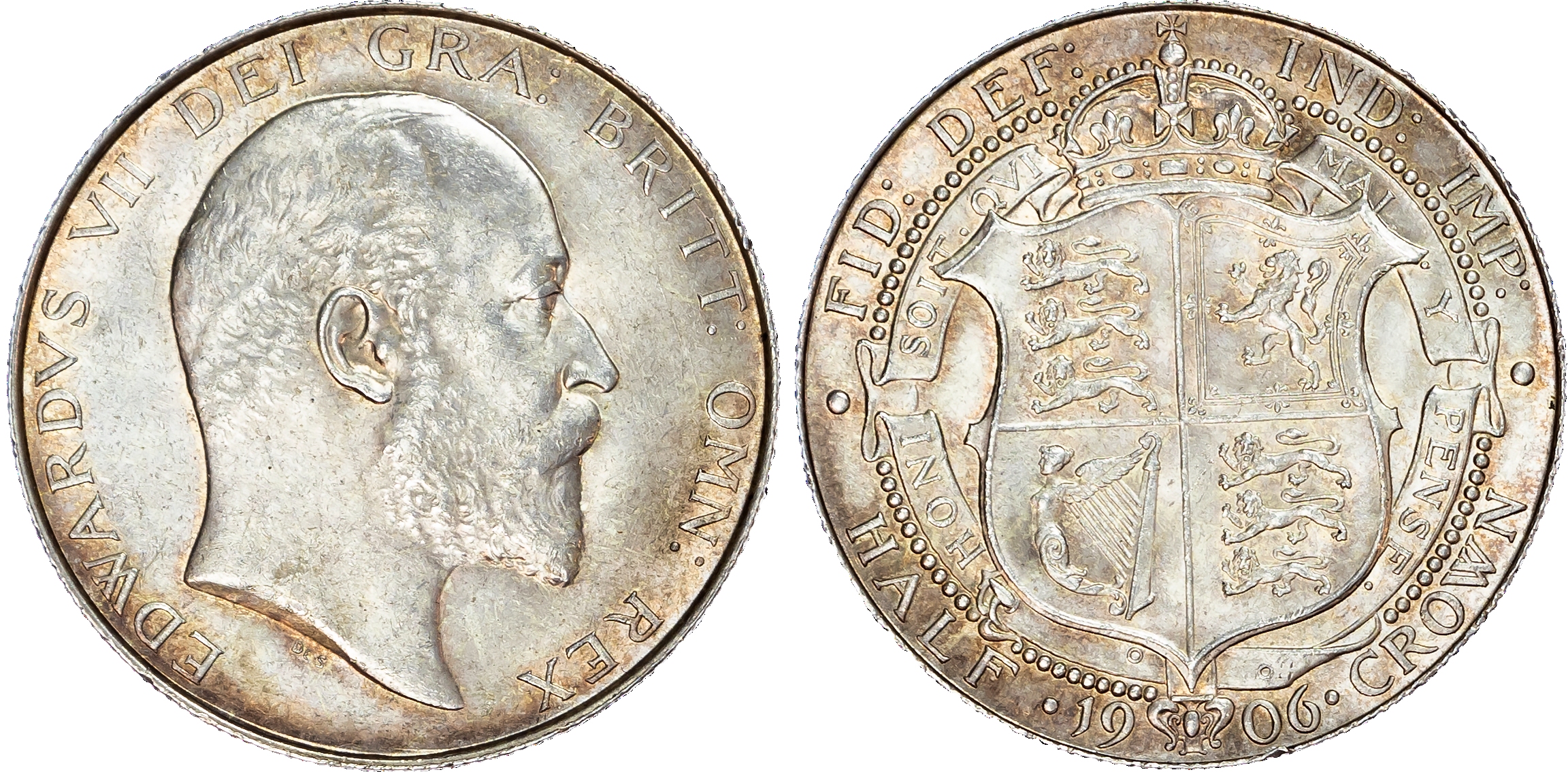 Edward VII (1901-1910), Halfcrown, 1906