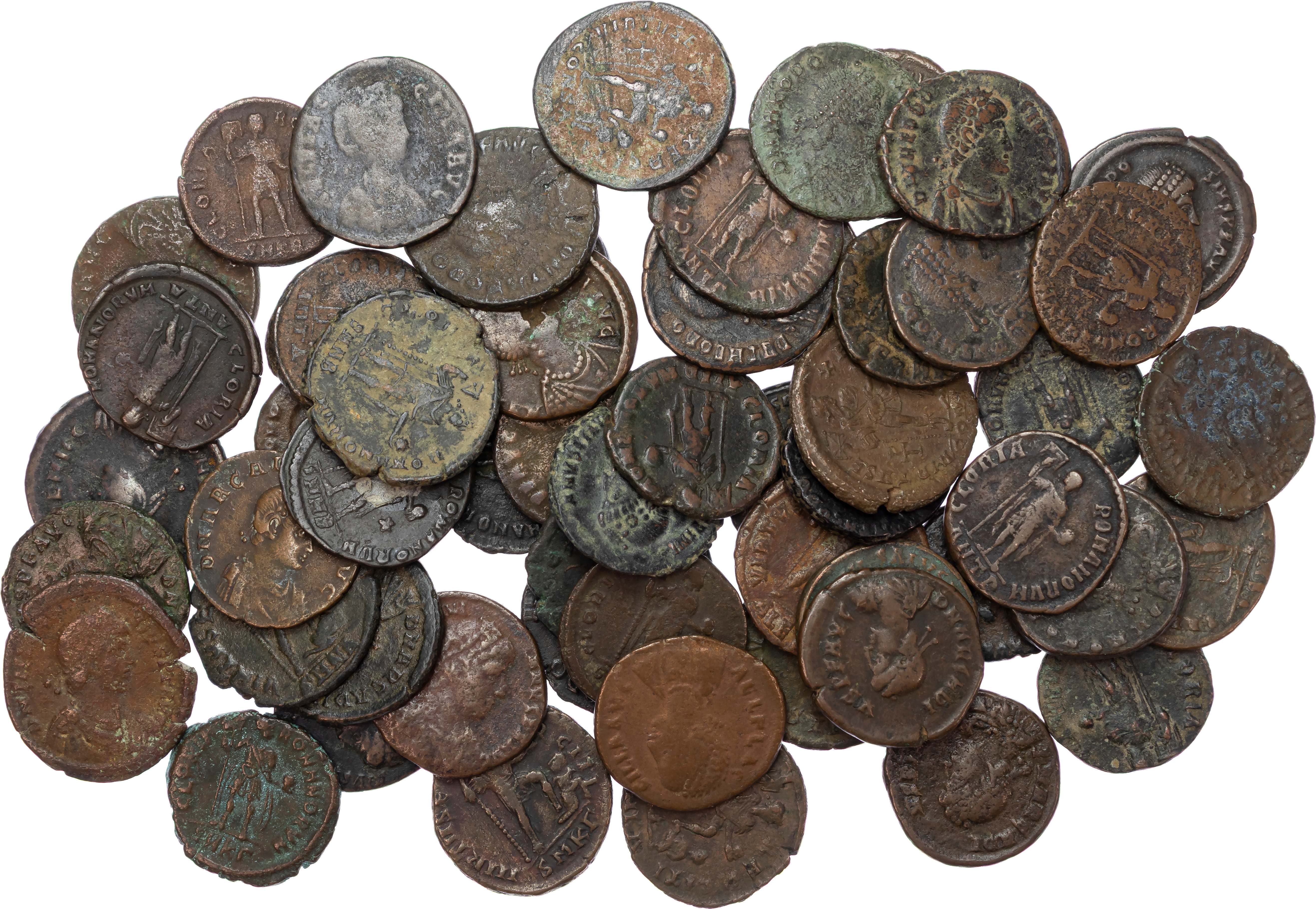 Group of 56 Late Roman AE2s.