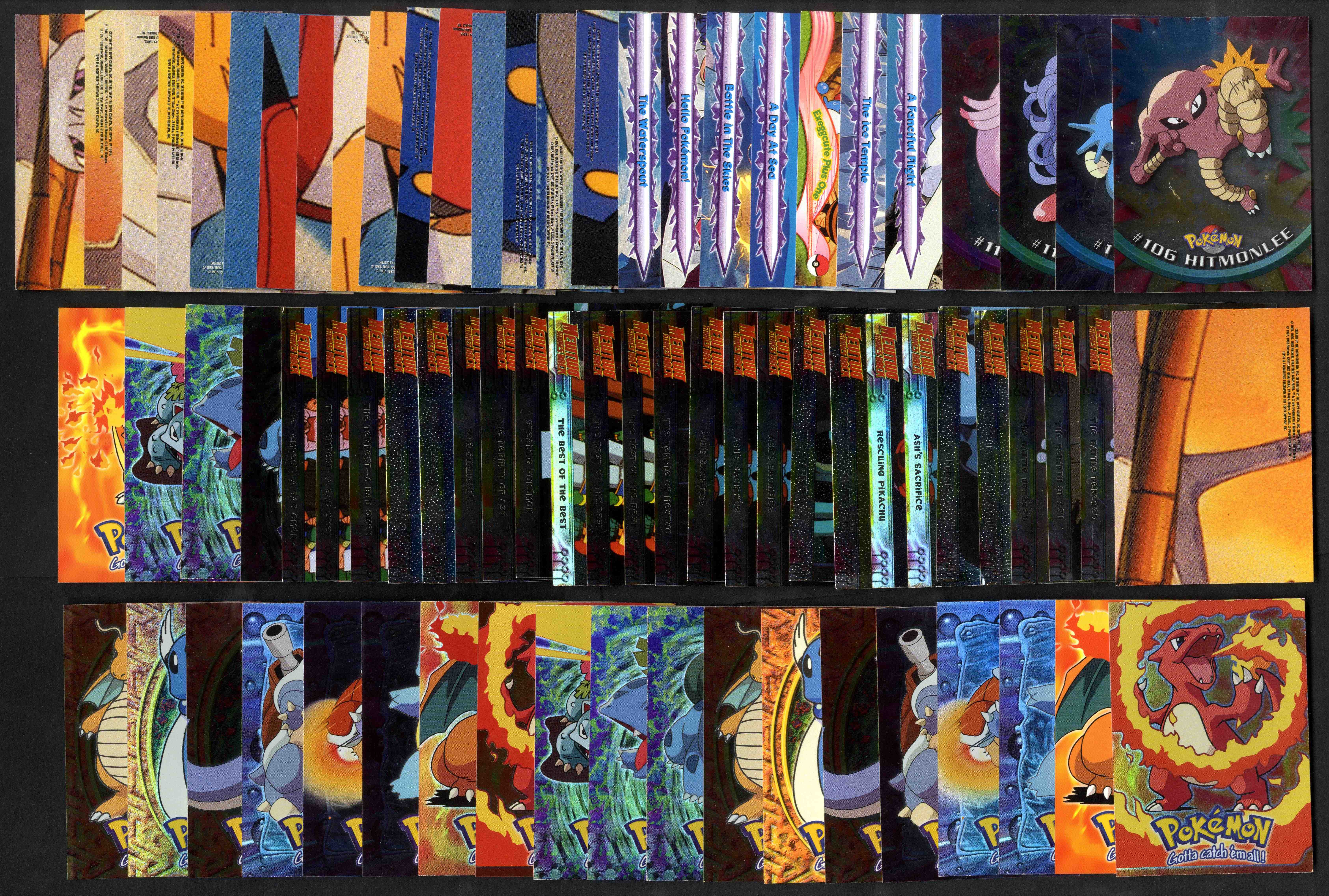 TOPPS Mega Lot - Series 1, Series 2, The First Movie, Pokemon 2000 The Movie