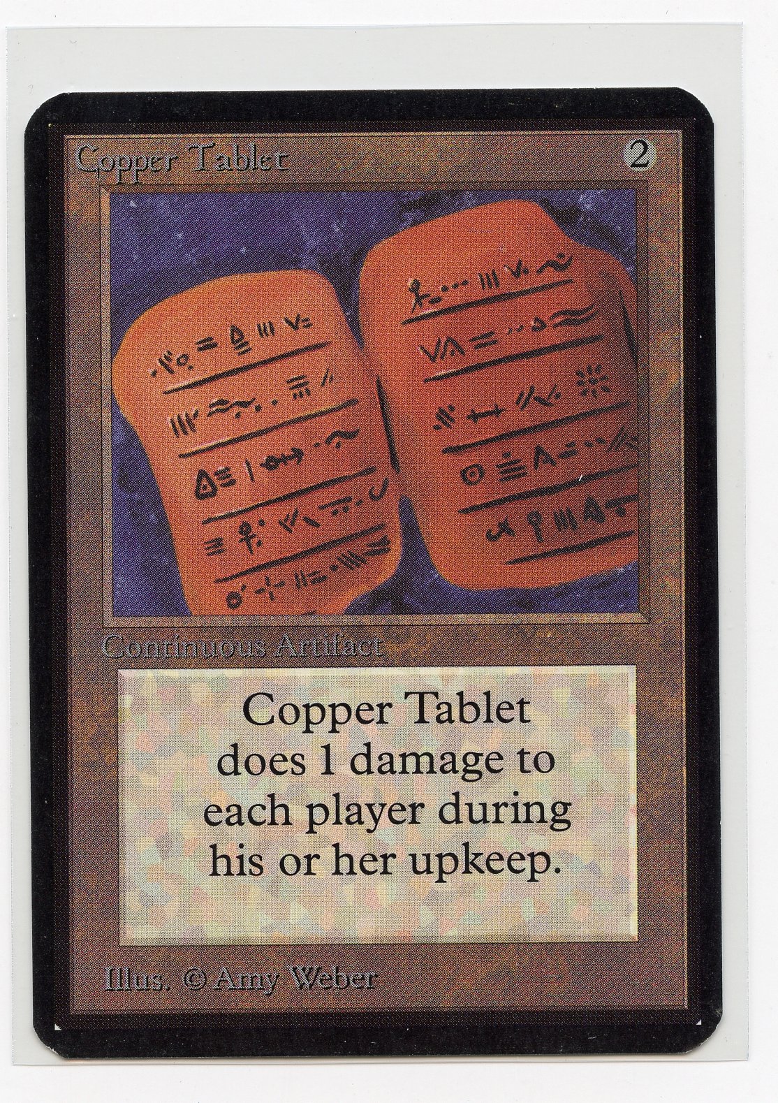 Copper Tablet - Alpha (EX+)