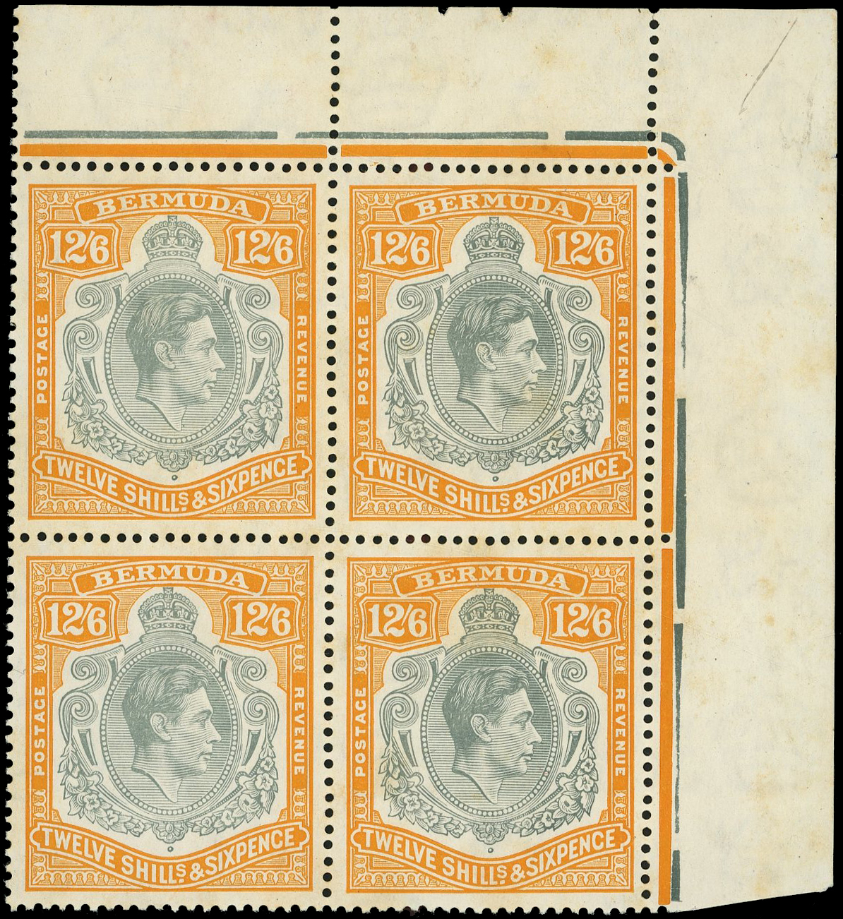 Bermuda SG 120b block mint