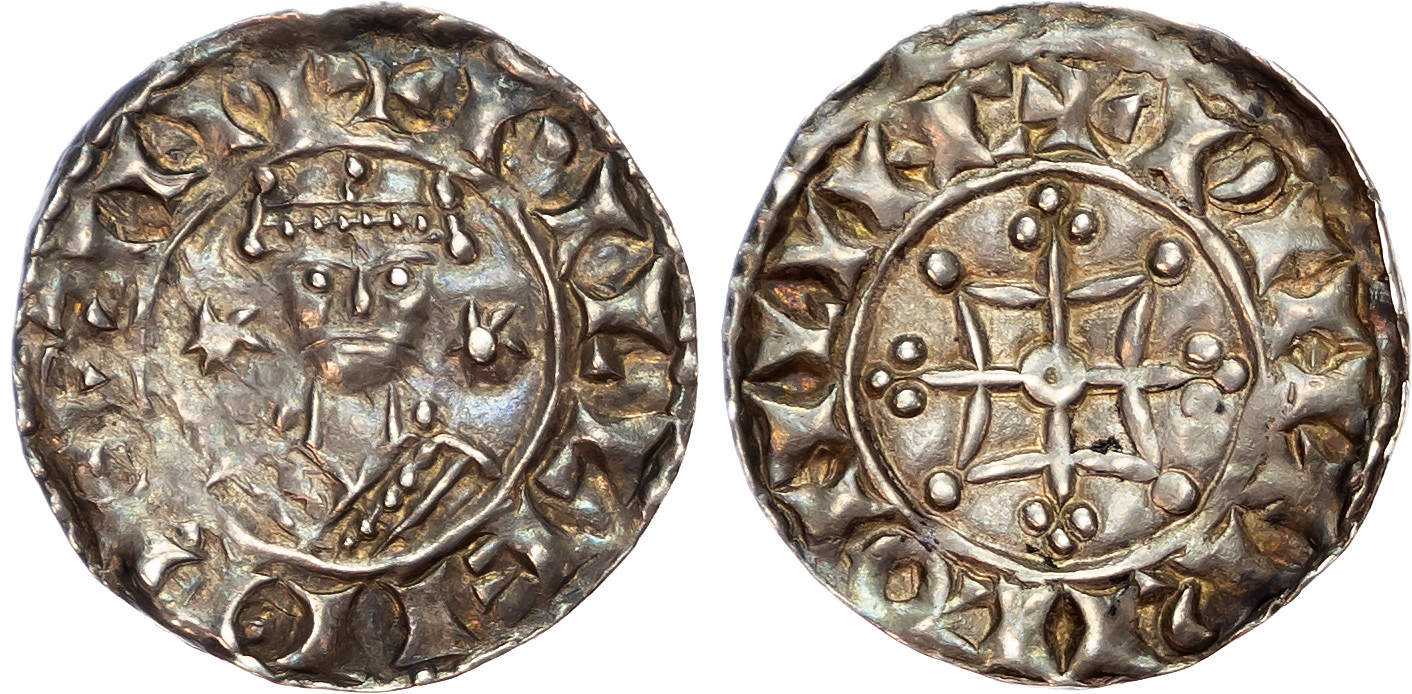 William I ‘the Conqueror’ (1066-1087) AR Penny, Two Stars type (1074-1077), Lincoln
