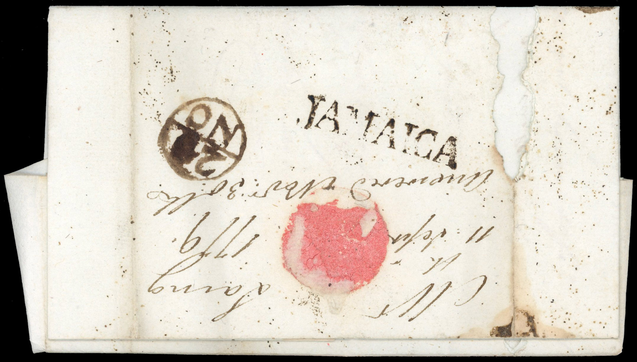 Jamaica 1779 early entire letter to London 