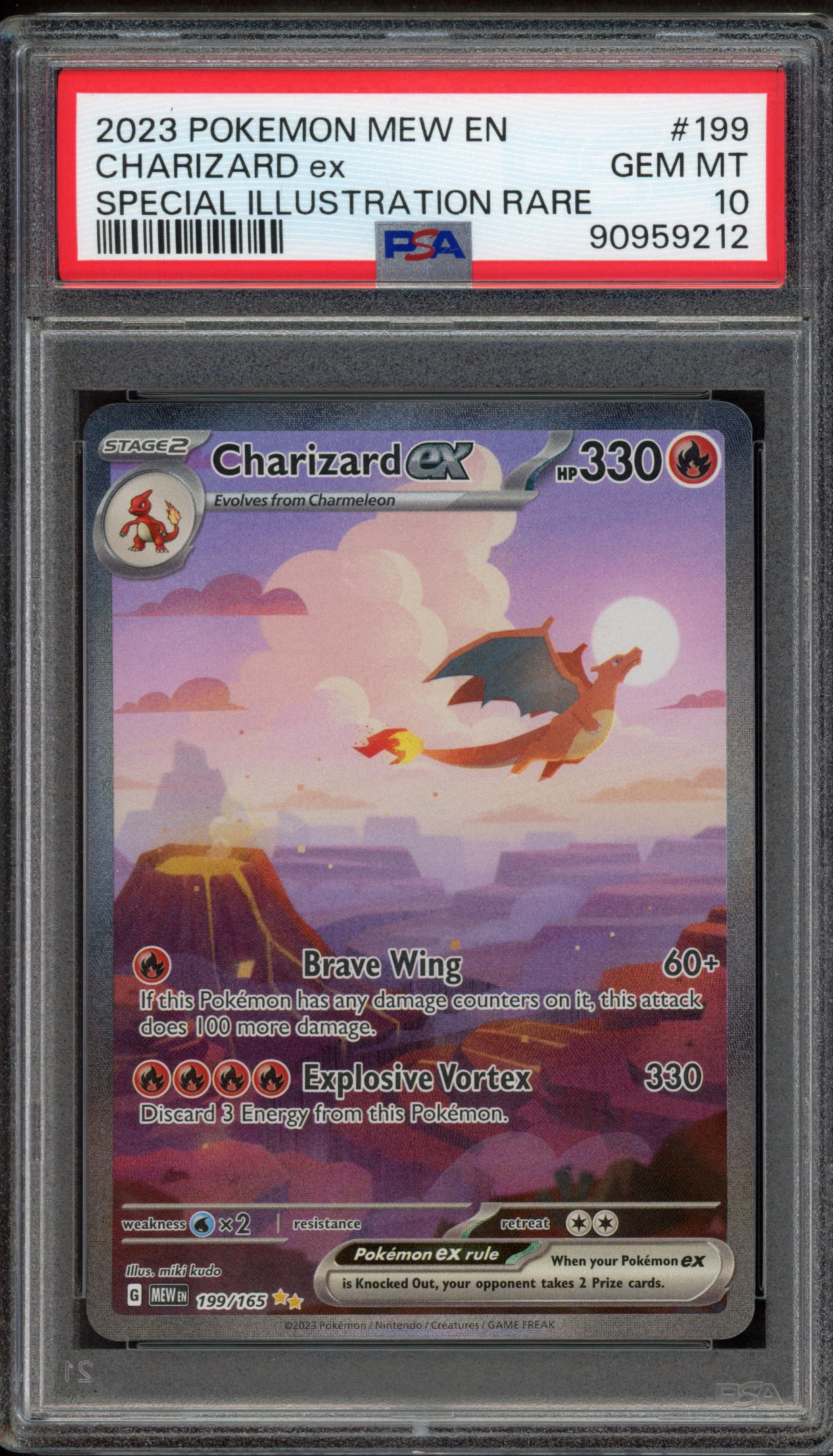 <p>PSA 10 - Charizard ex #199 SIR Pokémon 151</p>