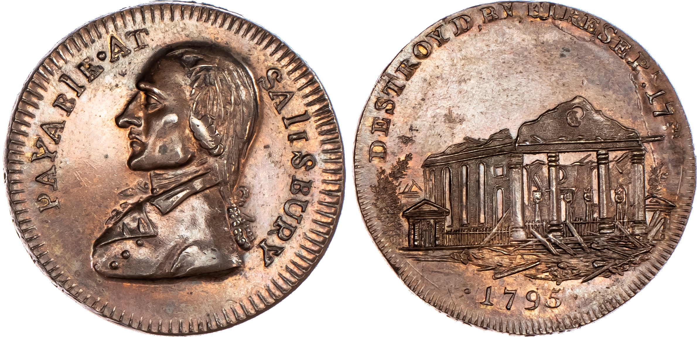 Salisbury, Skidmore’s mule Halfpenny...