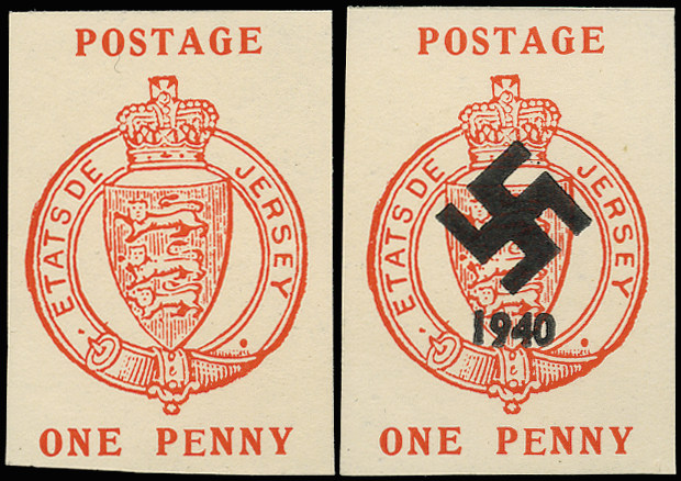 GB 1940  SGJW19/20 Essay from the Nazi Occupation