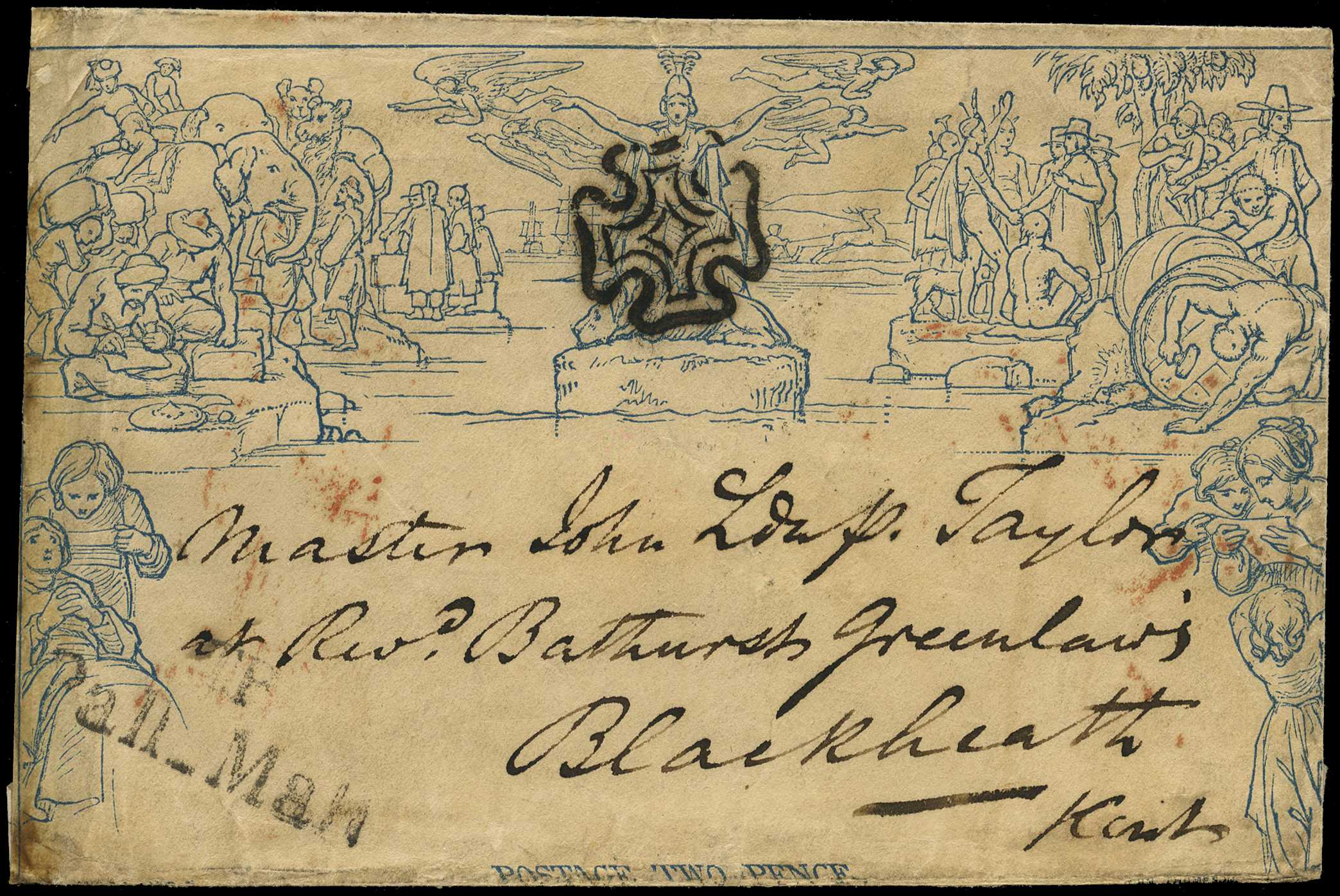 MULREADY: 1840 2d envelope (stereo...