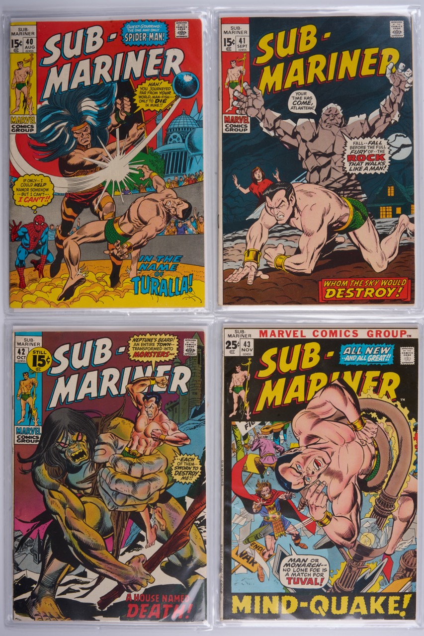 Sub-Mariner Volume 1 (Marvel Comics, 1971-74) Bundle of 31