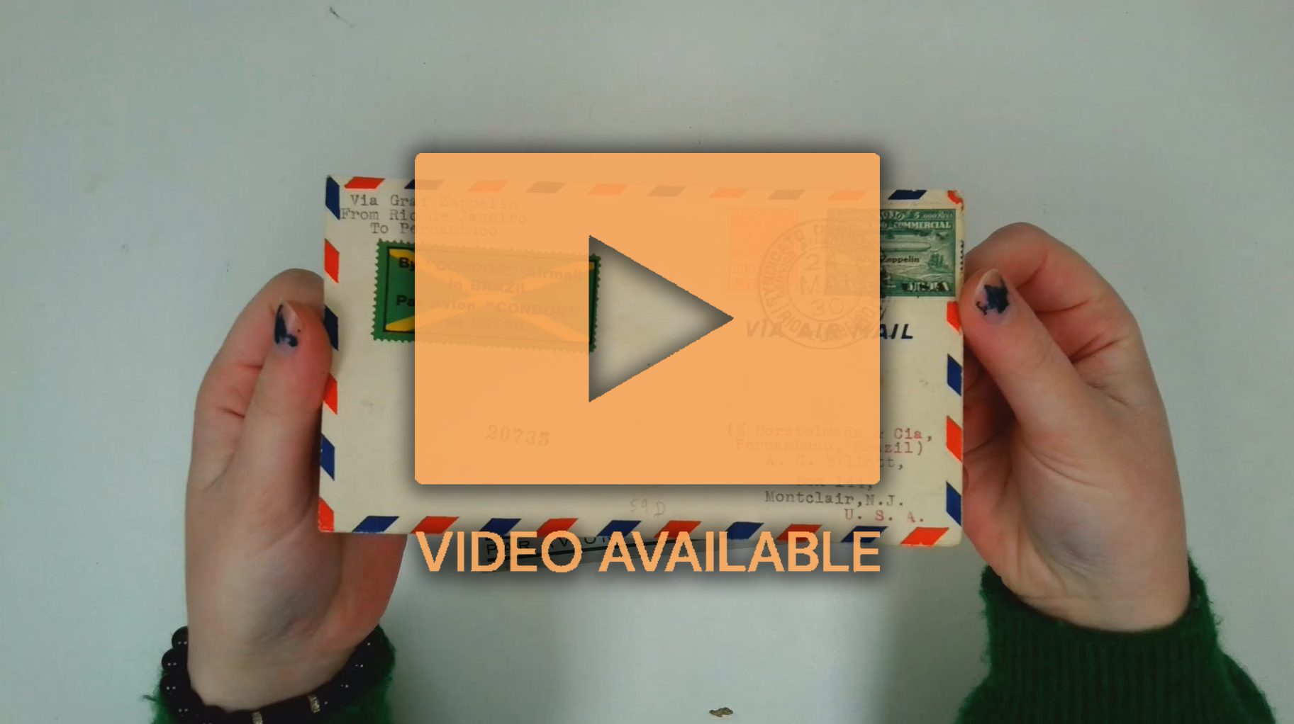 Brazil Airmail Zeppelin five 1930 covers 