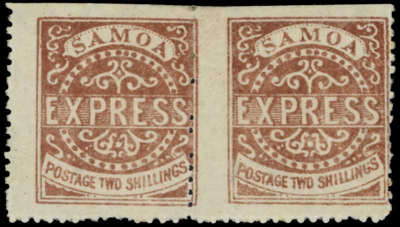 1877-80 2s red-brown "EXPRESS", 2nd state...