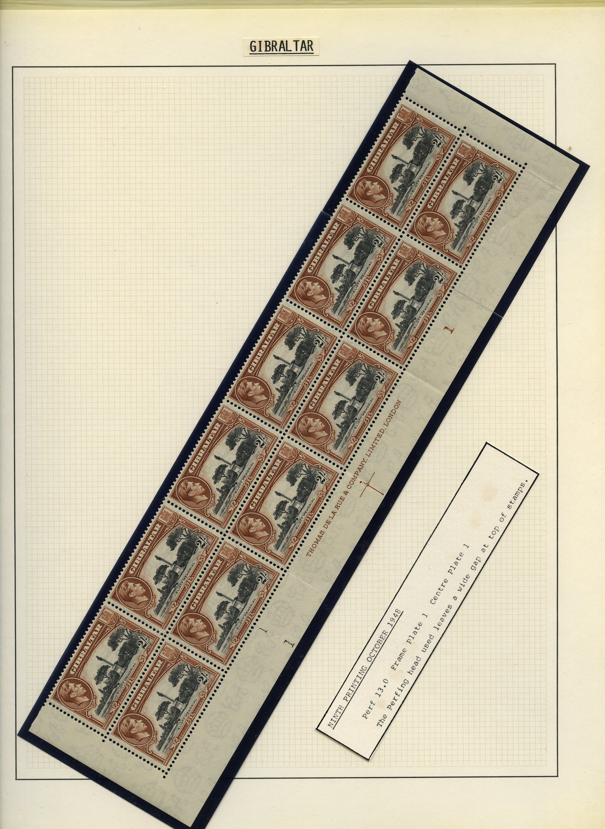 1948 (Oct.) 2/- black and brown perf 13...