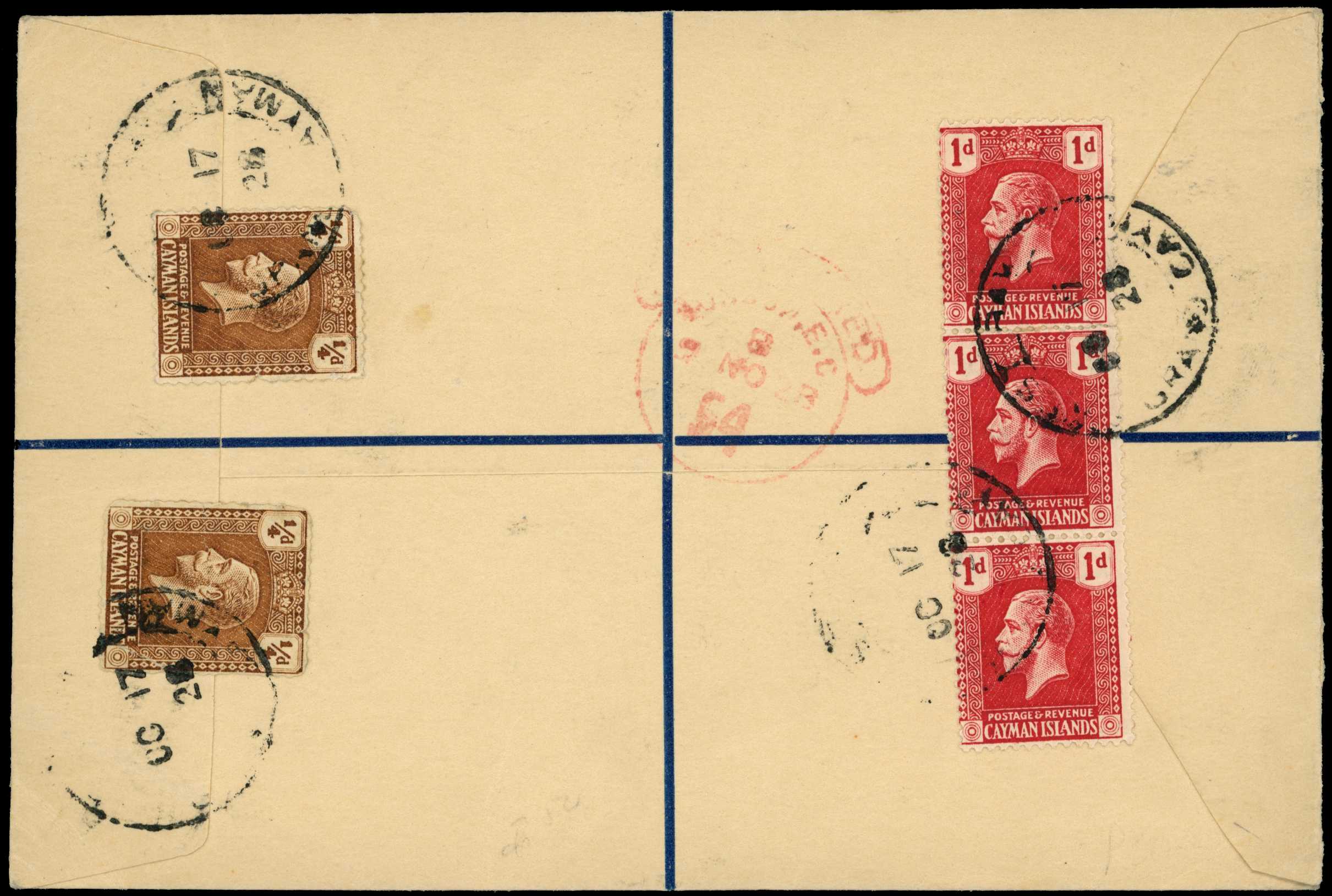 1918-35 Selection of used pre-printed...