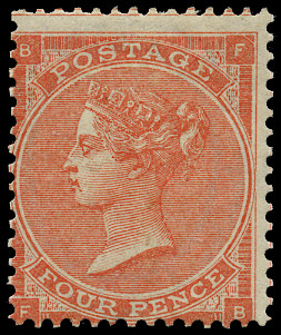 GB 1963  SG81 Pl.4 Mint