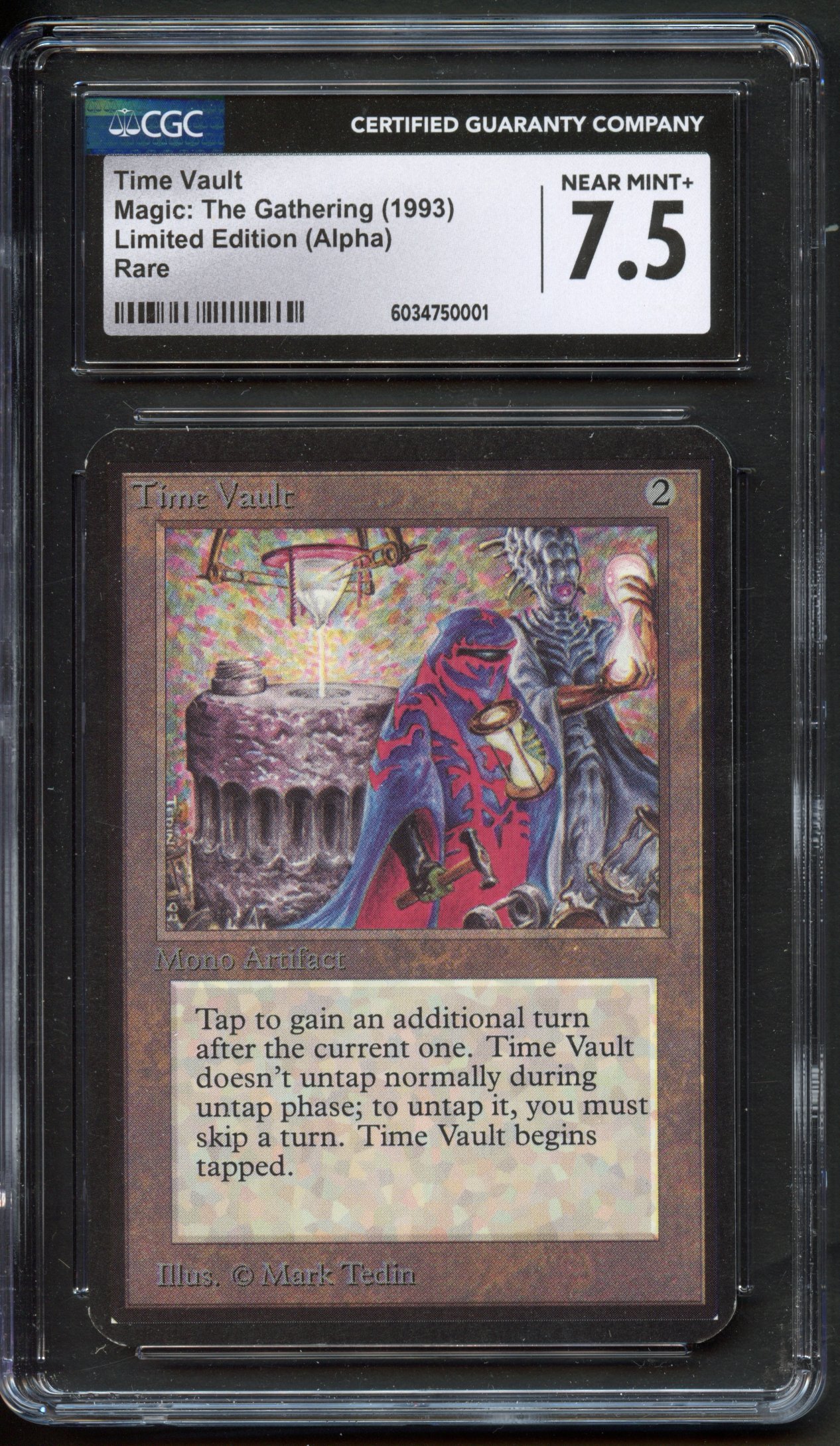 CGC 7.5 Time Vault - Limited Edition Alpha