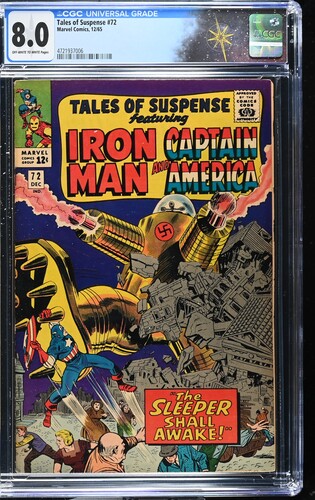 Tales of Suspense #72 CGC 8.0 "Hoorah for the Conquering Hero!" (Marvel Comics, 1965) Off-white to white pages