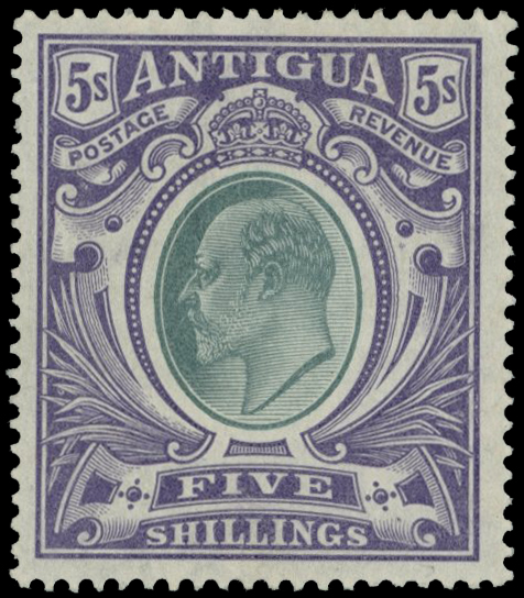 1903 5s KEVII, large part og, fresh....