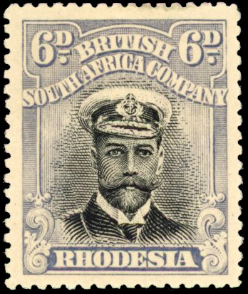 Rhodesia 6d SG 217 non-fluorescent mint