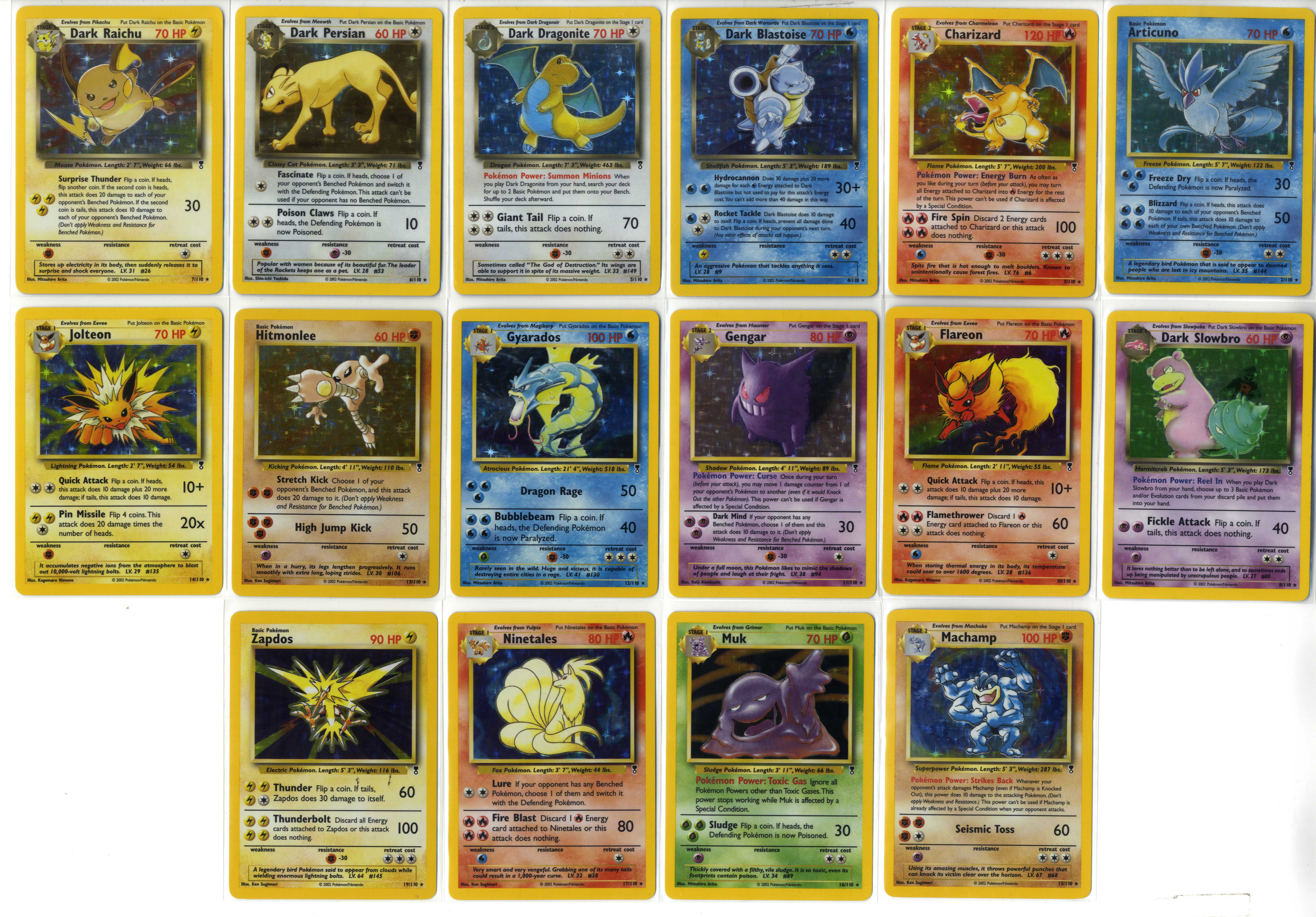 Legendary Collection #106 Partially Complete Set 