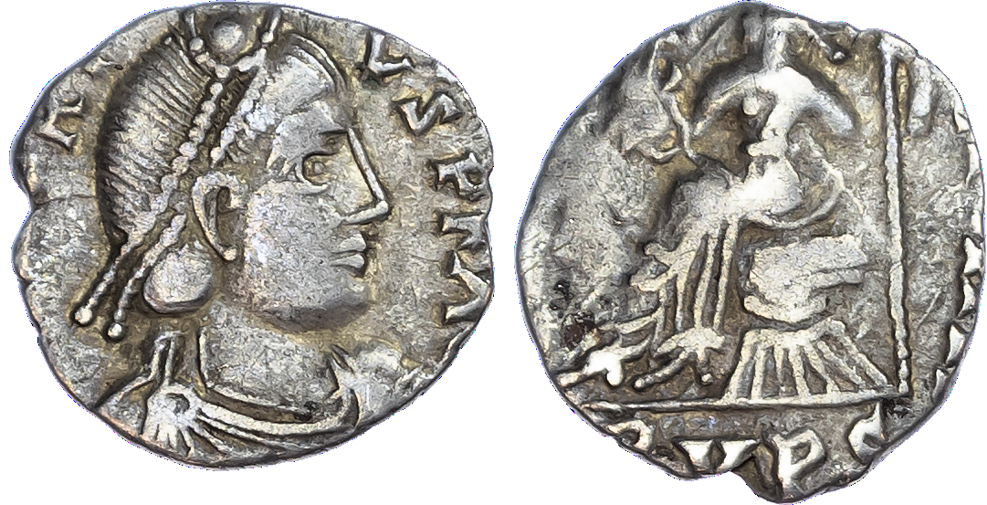 Vandals, Pseudo‑Imperial (c. AD 428-477) AR Siliqua