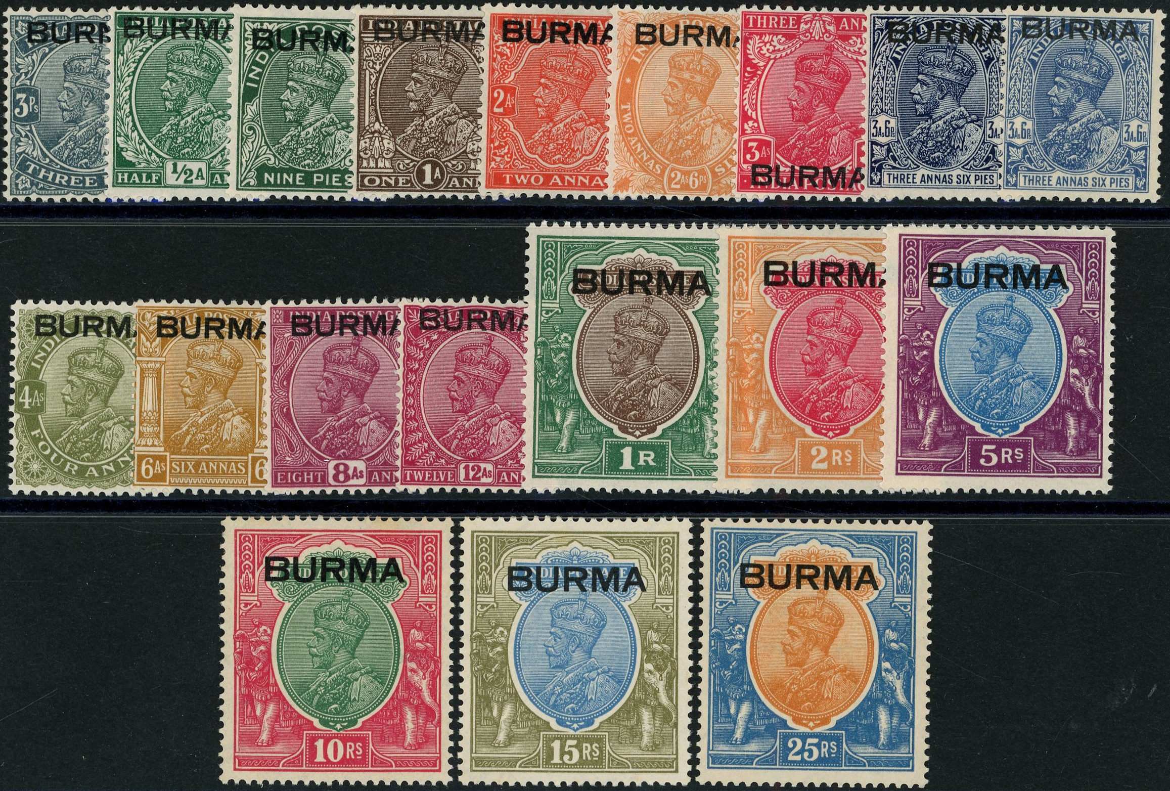 Burma SG 1-18...