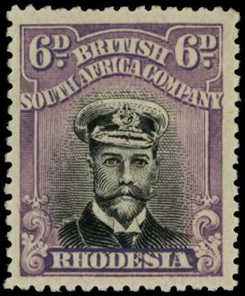 1918-21 6d Head Die IIIB, perf 14, toned...