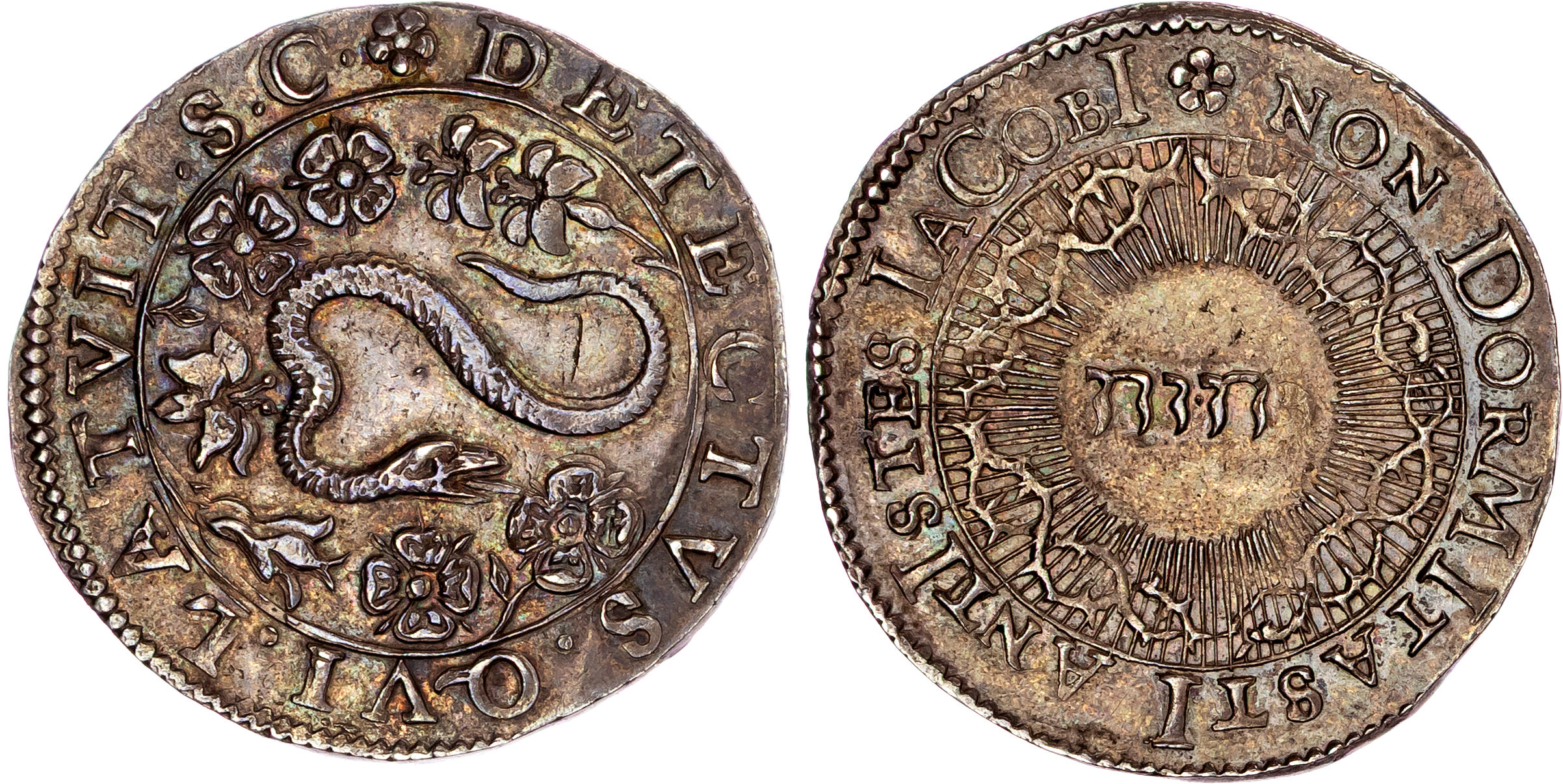 James I, the Gunpowder Plot, 1605, AR Medal.