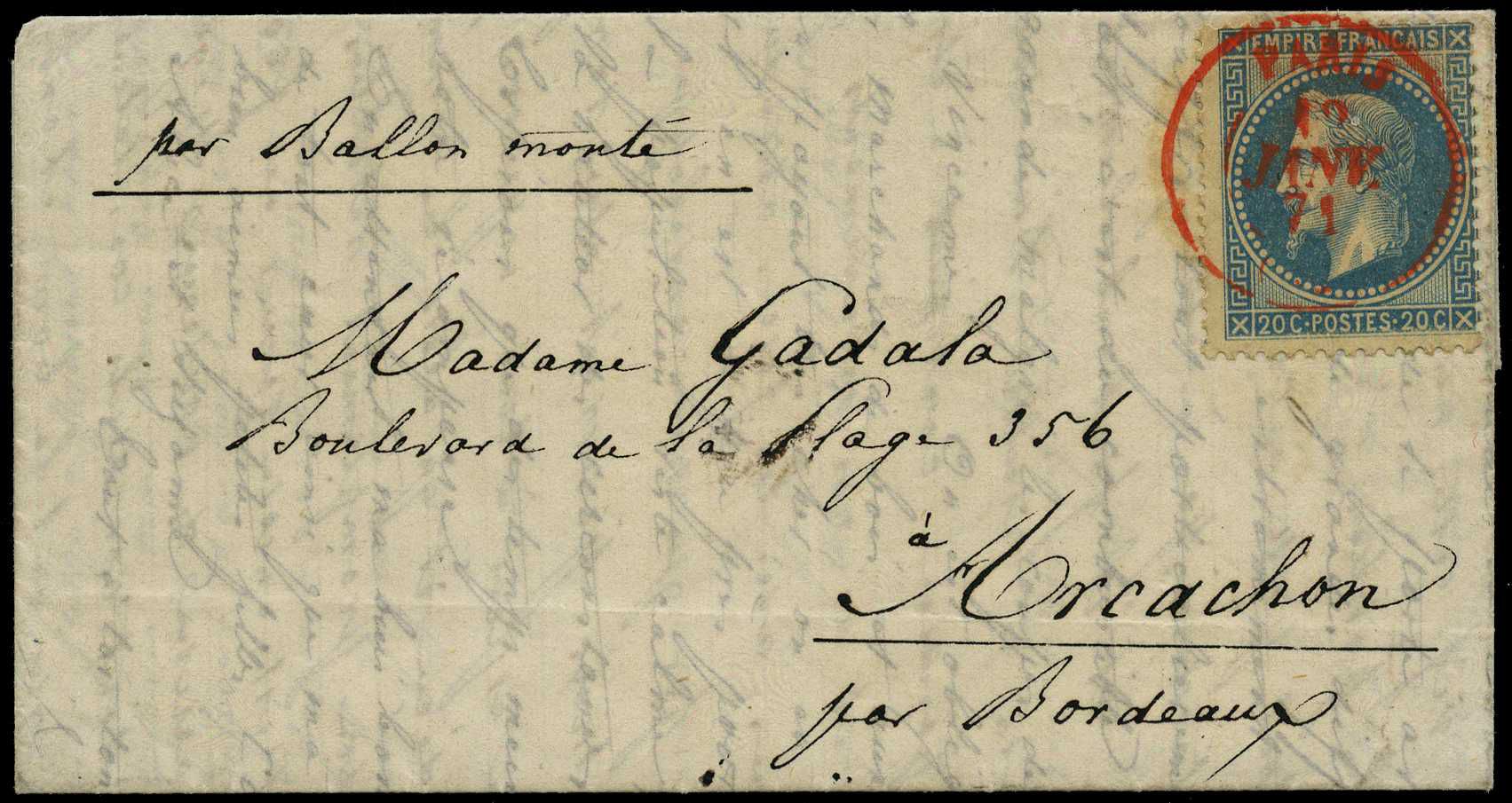 Fifty-ninth Balloon of the Siege: 1871...