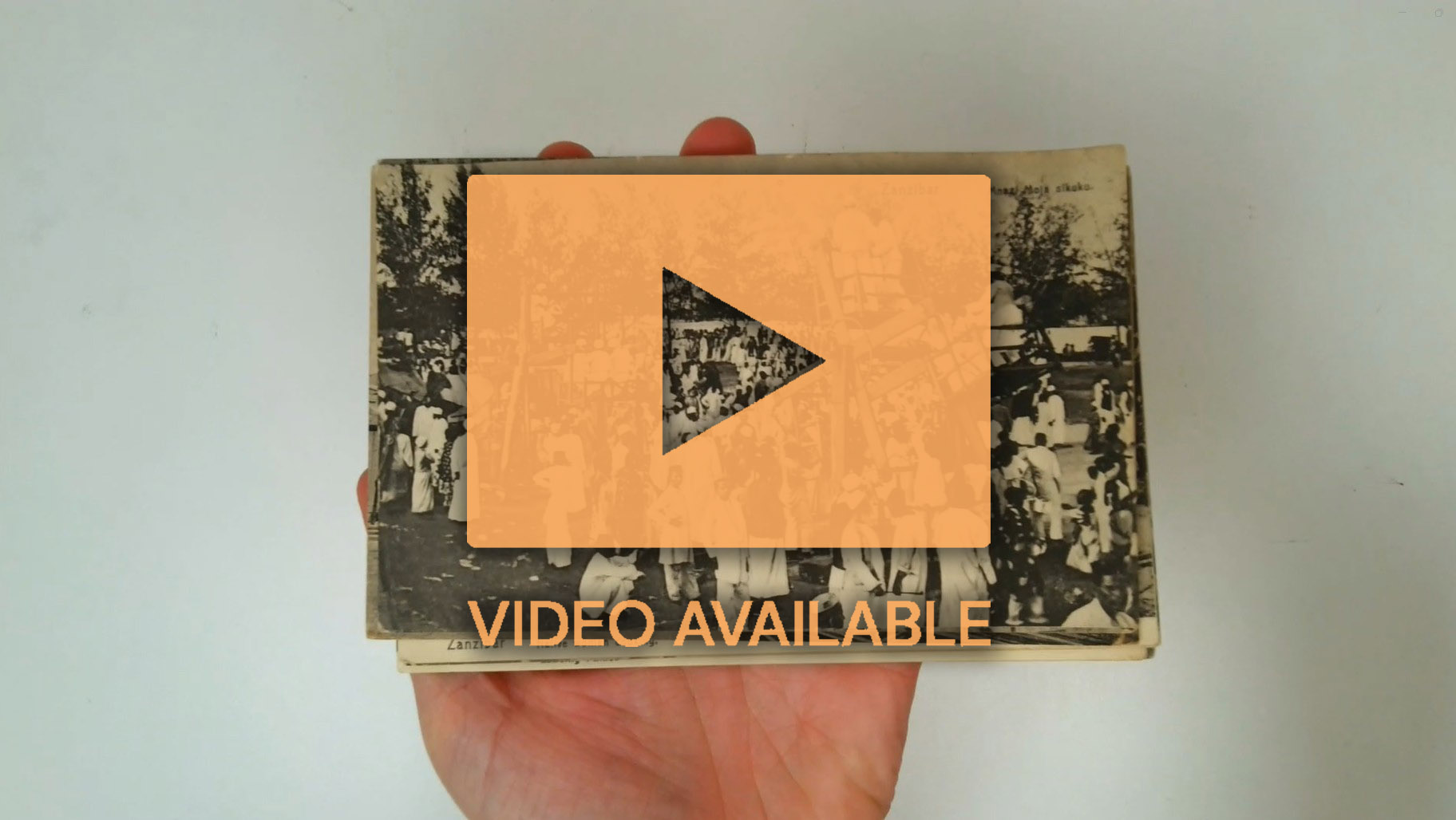 Zanzibar 1926 group of 15 topographical cards unused from 1926 HMS Effingham trip