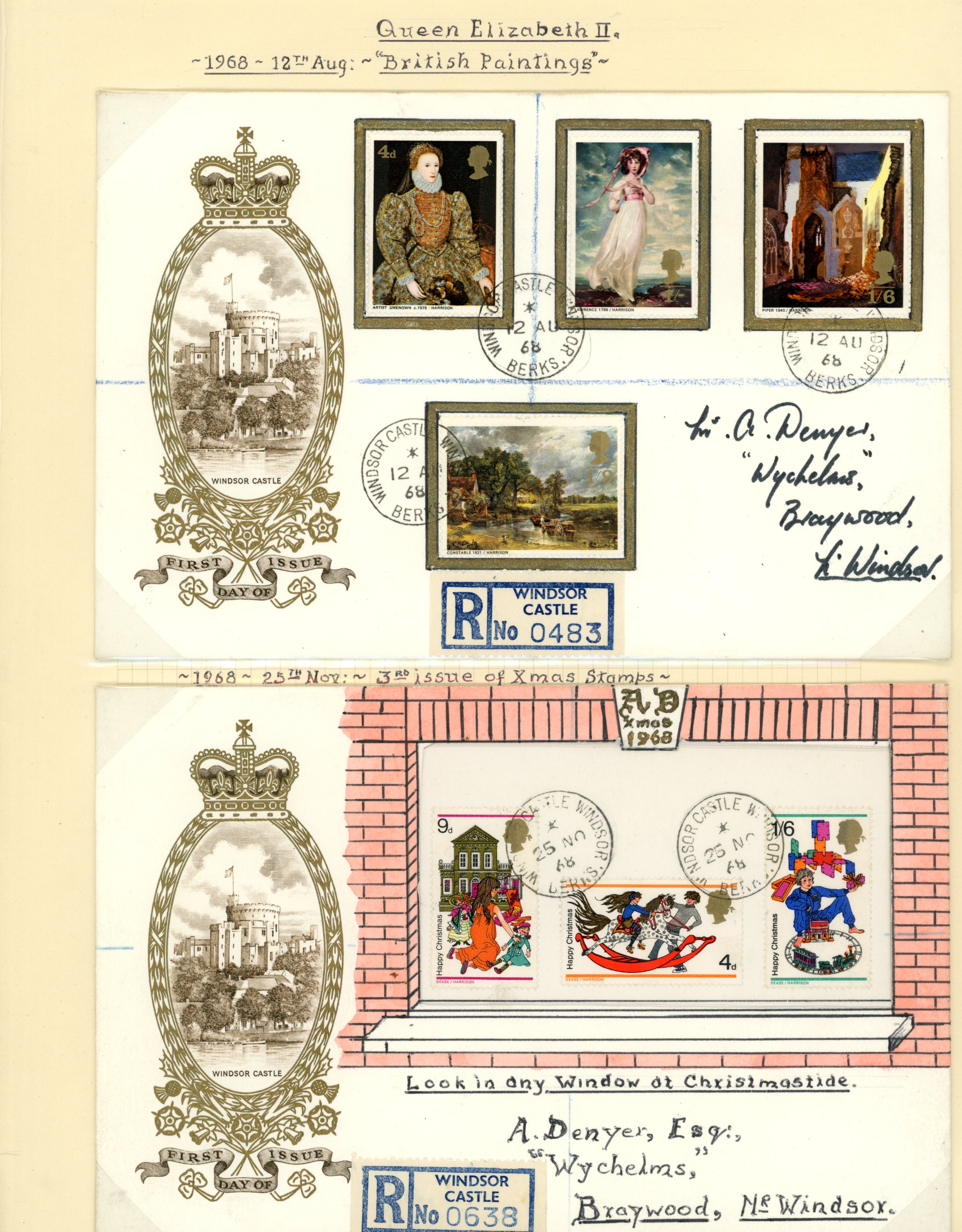 FIRST DAY COVERS: 1968-77 selection,...