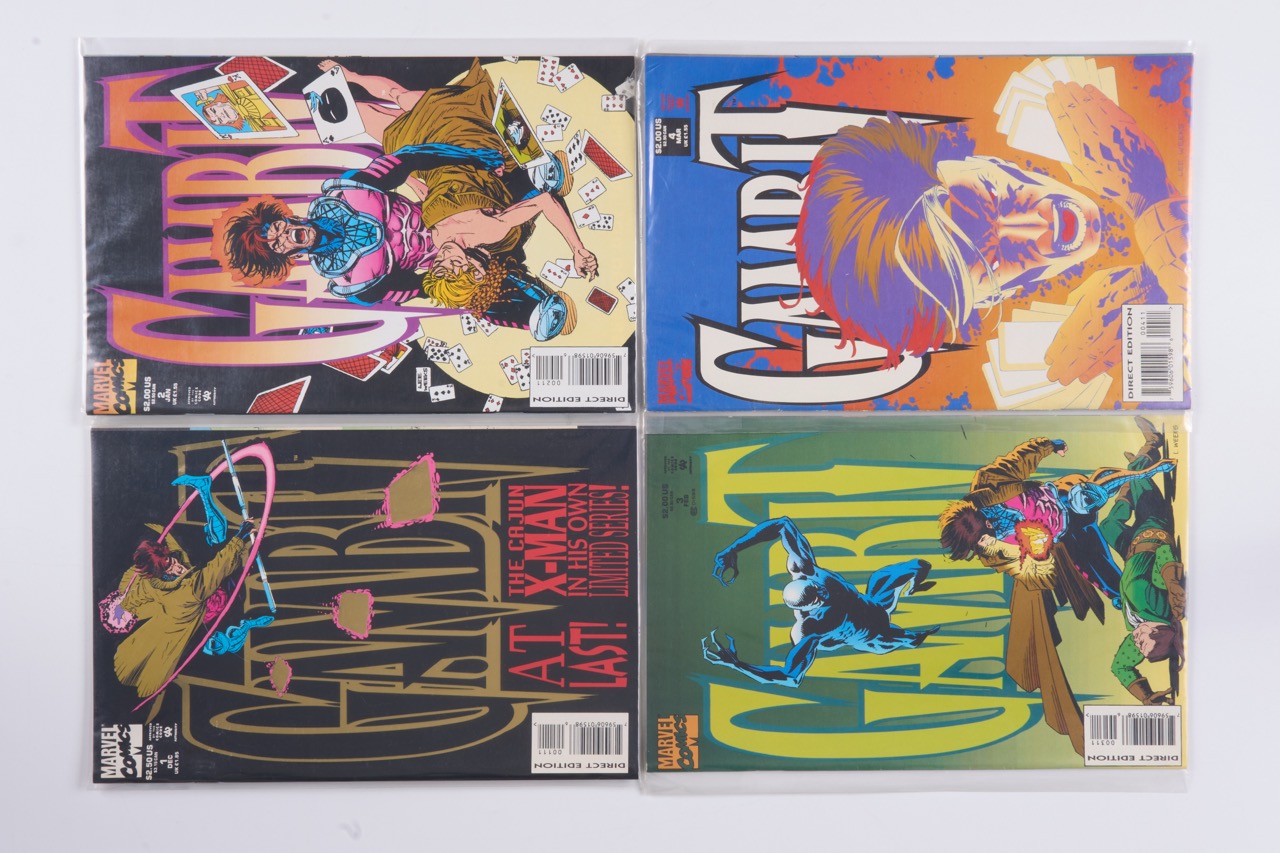 Gambit Limited Series #1-#4 & Gambit & Bishop (Marvel Comics, 1993-2001) Bundle of 9