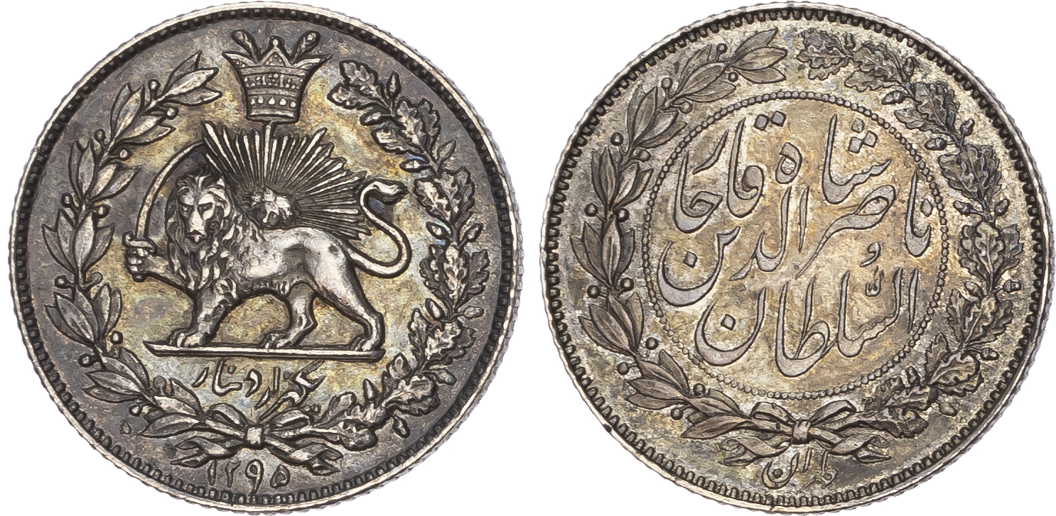 Iran, Qajar, Nasir al-Din Shah (1848-1896) and Muzaffar al-din Shah (1896-1907), silver ½ Kran and Kran (2)